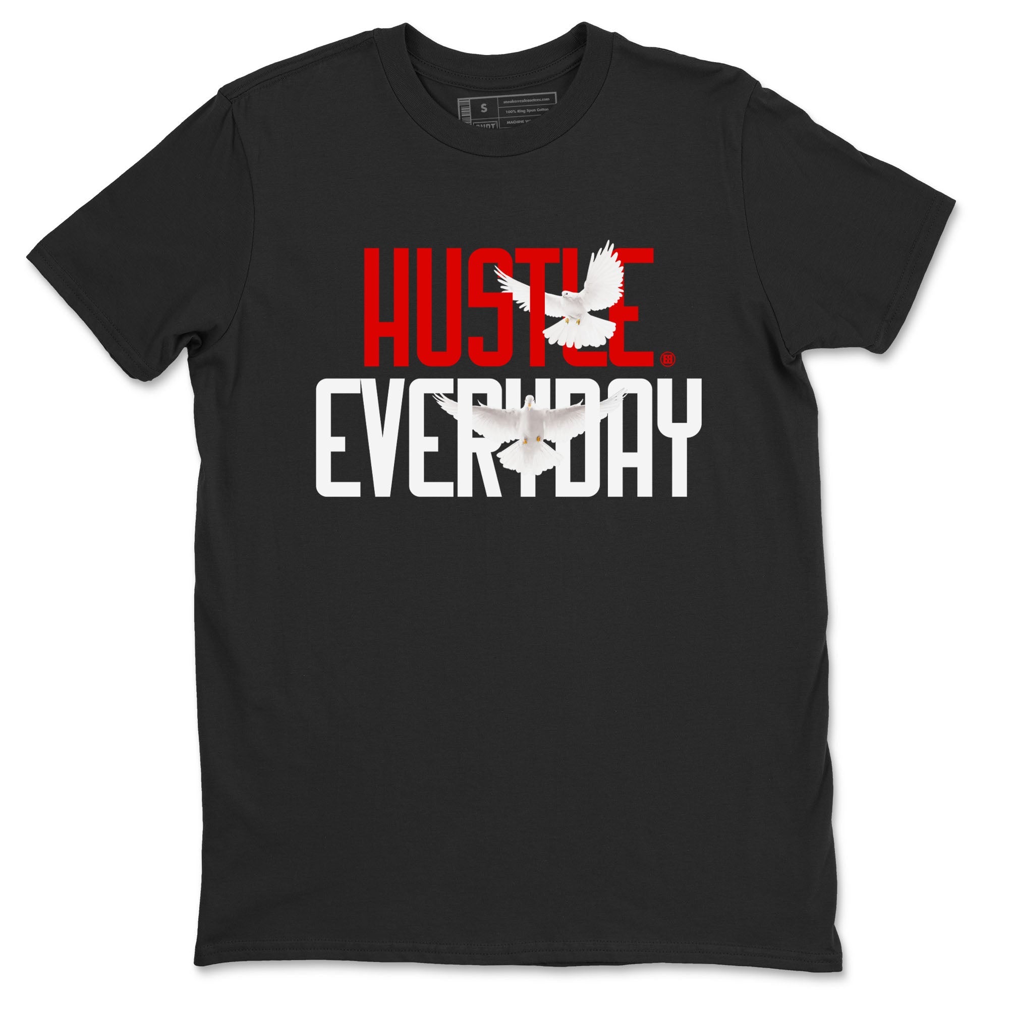 Air Jordan 12 Retro Taxi Flip shirts to match jordans Daily Hustle sneaker match tees 12s Red Taxi Drip Gear Zone unisex cotton Black 2 crew neck shirt