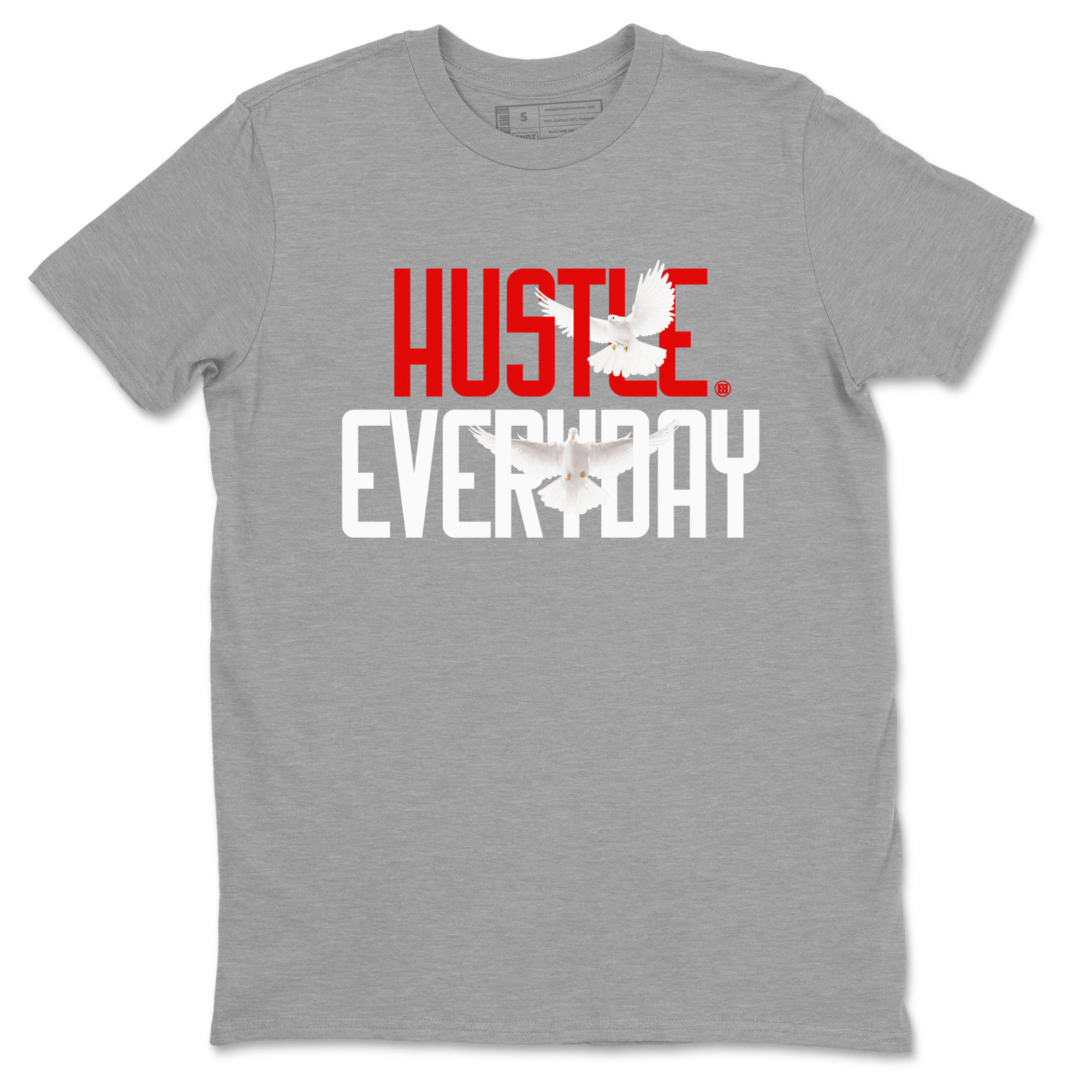 Air Jordan 12 Retro Taxi Flip shirts to match jordans Daily Hustle sneaker match tees 12s Red Taxi Drip Gear Zone unisex cotton Heather Grey 2 crew neck shirt