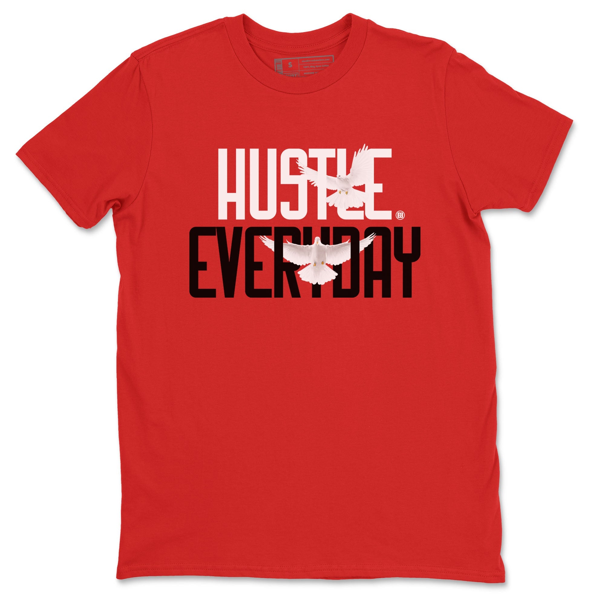 Air Jordan 12 Retro Taxi Flip shirts to match jordans Daily Hustle sneaker match tees 12s Red Taxi Drip Gear Zone unisex cotton Red 2 crew neck shirt