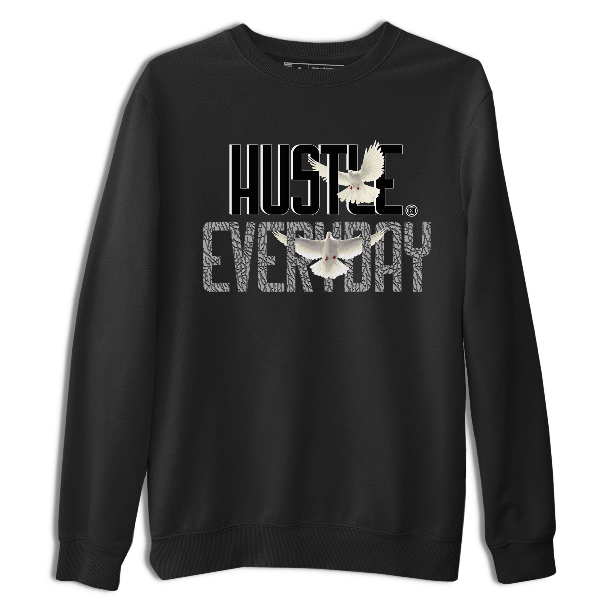 Air Jordan 3 Off Noir shirt to match jordans Daily Hustle sneaker tees Air Jordan 3 Retro Off Noir Drip Gear Zone Unisex Black 2 T-Shirt