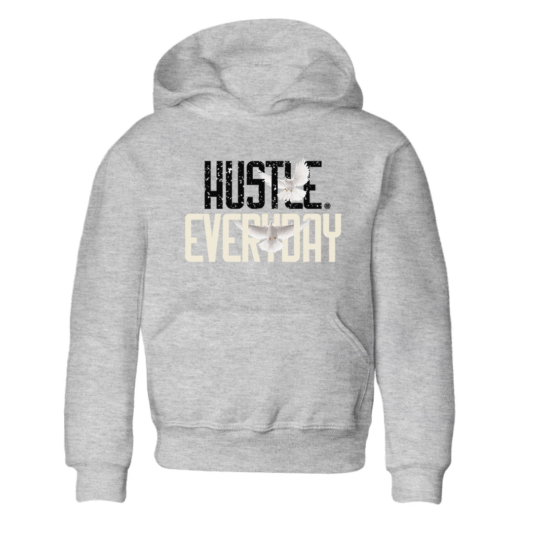 AJ5 Sail shirt to match jordans Daily Hustle sneaker tees Air Jordan 5 Sail Drip Gear Zone baby toddler Heather Grey 2 cotton Shirt