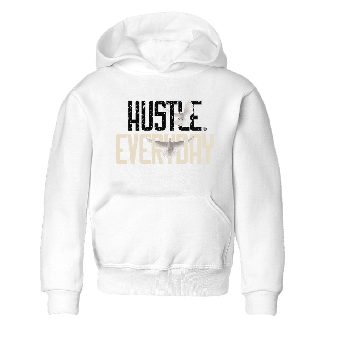 AJ5 Sail shirt to match jordans Daily Hustle sneaker tees Air Jordan 5 Sail Drip Gear Zone baby toddler White 2 cotton Shirt