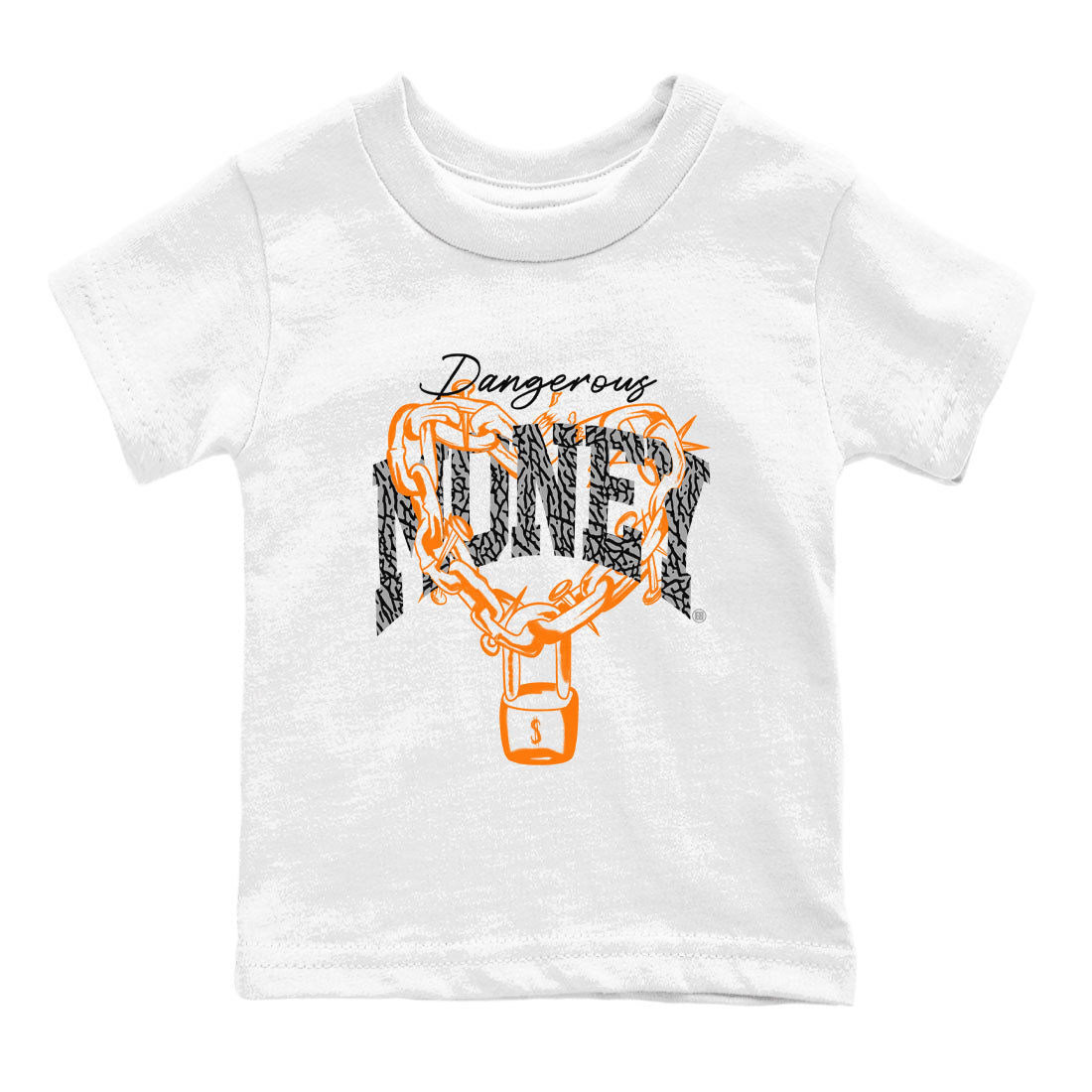 3s Georgia Peach shirt to match jordans Dangerous Money sneaker tees Air Jordan 3 Retro Georgia Peach Drip Gear Zone baby toddler White 2 cotton Shirt