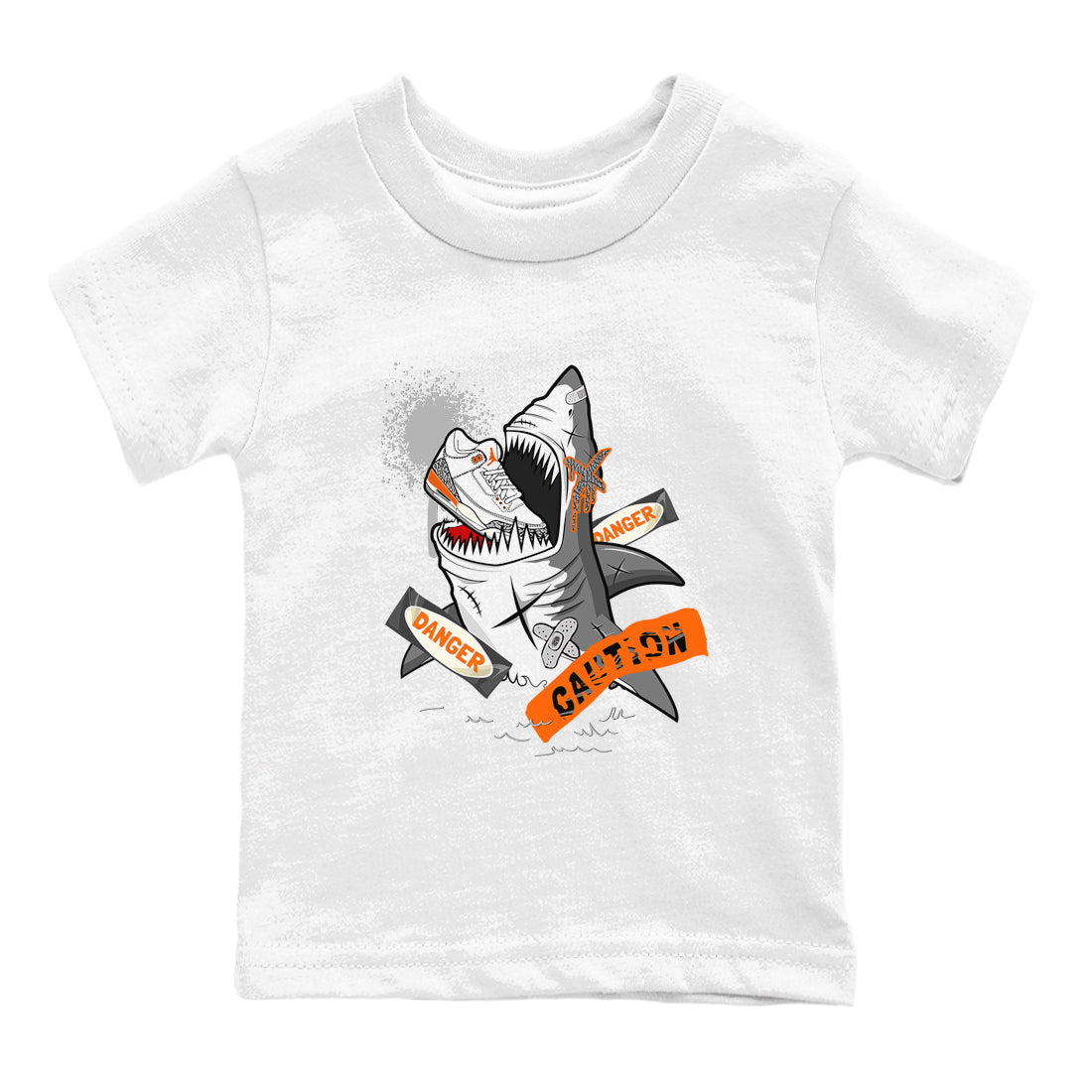 3s Georgia Peach shirt to match jordans Dangerous Shark sneaker tees Air Jordan 3 Georgia Peach Drip Gear Zone baby toddler White 2 cotton Shirt