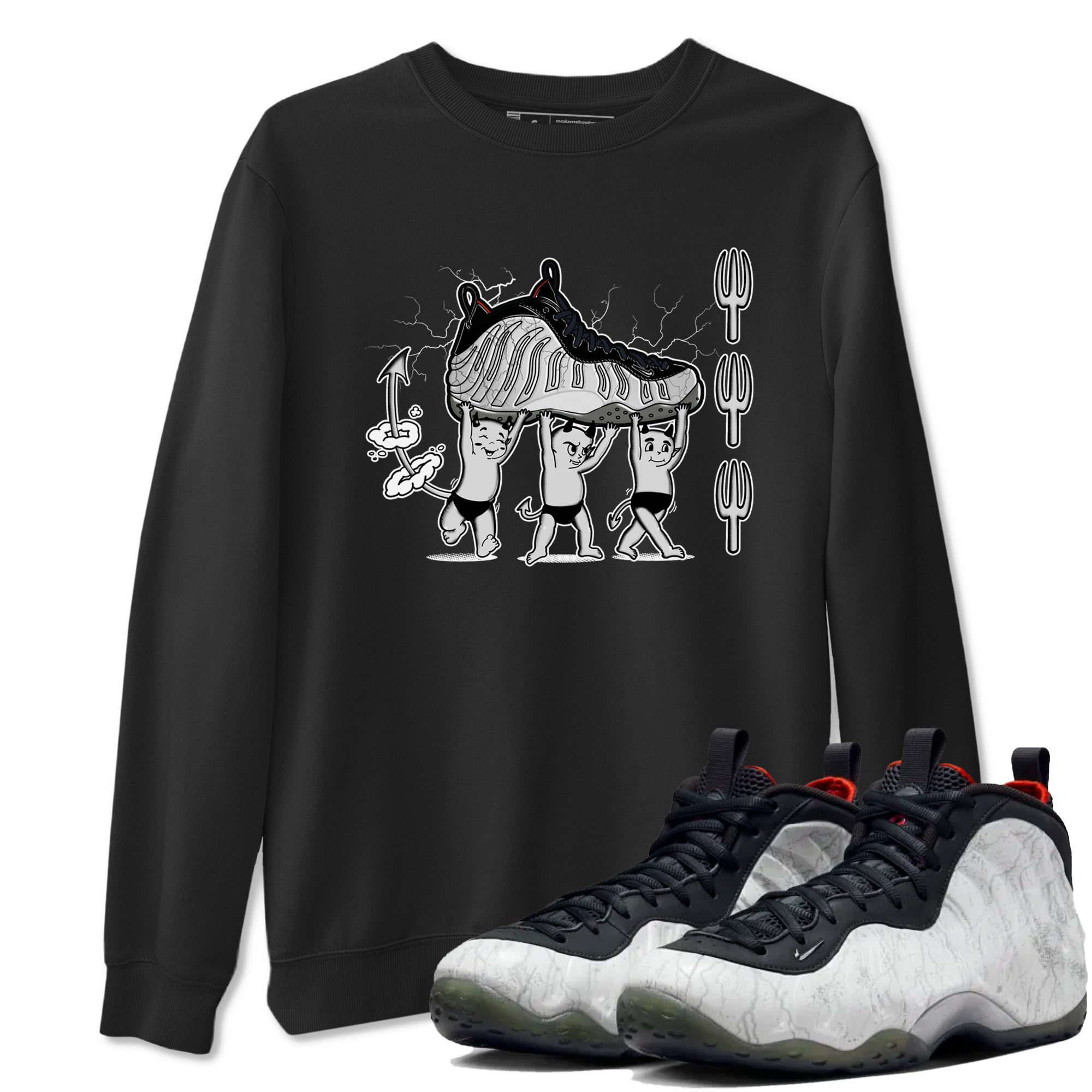 Foams One Jin shirts to match jordans Devil Babies sneaker match tees Air Foamposite One Jin match shoes to clothes Drip Gear Zone unisex cotton Black 1 shirts