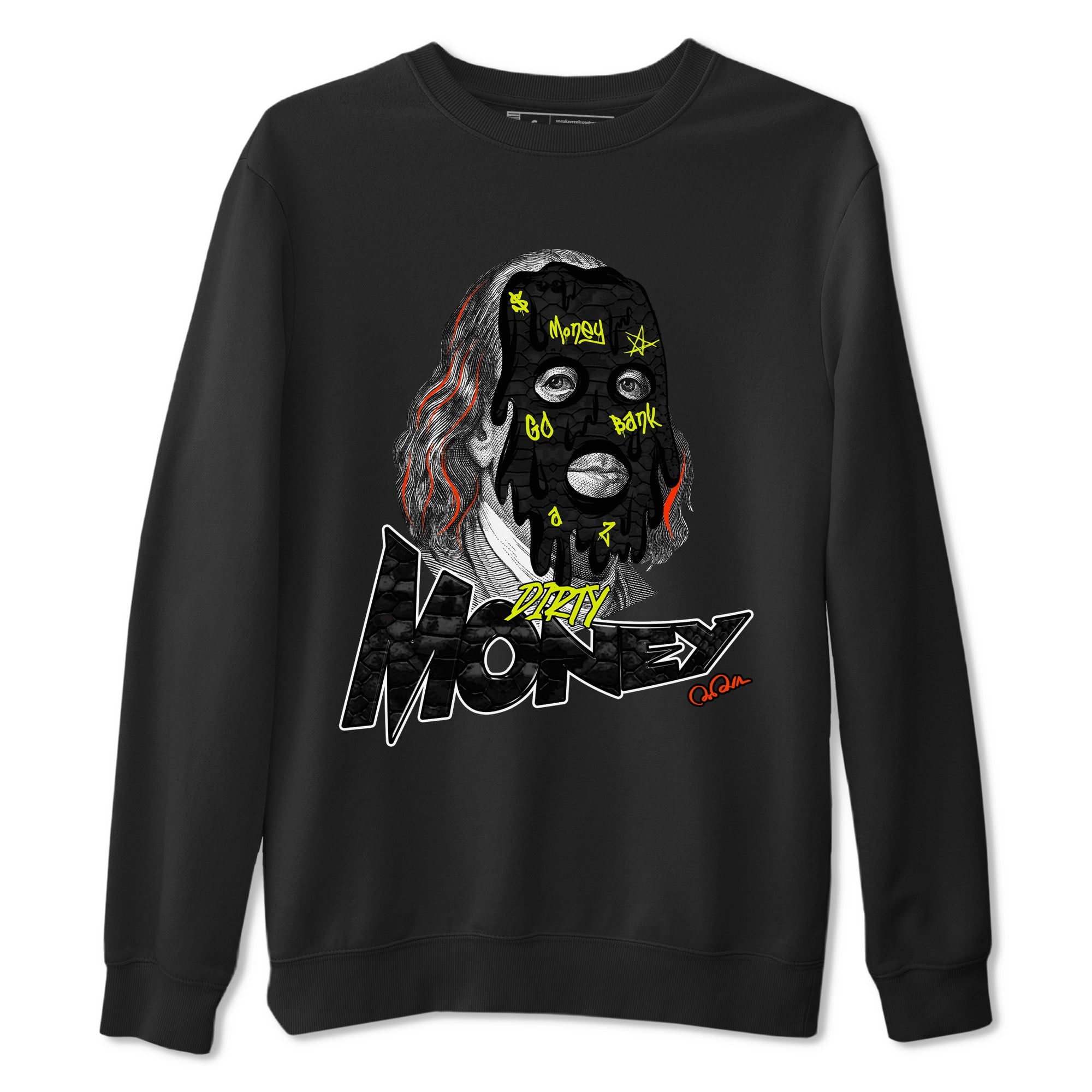 Dunk Halloween shirt to match jordans Dirty Money sneaker tees halloween horror nights Nike Dunk Halloween Drip Gear Zone Unisex Black 2 T-Shirt