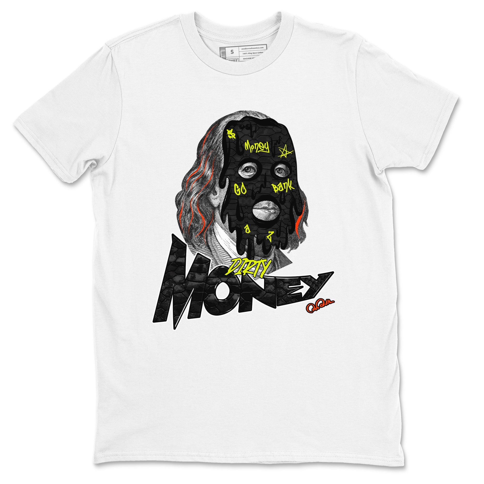 Dunk Halloween shirt to match jordans Dirty Money sneaker tees halloween horror nights Nike Dunk Halloween Drip Gear Zone Unisex White 2 T-Shirt