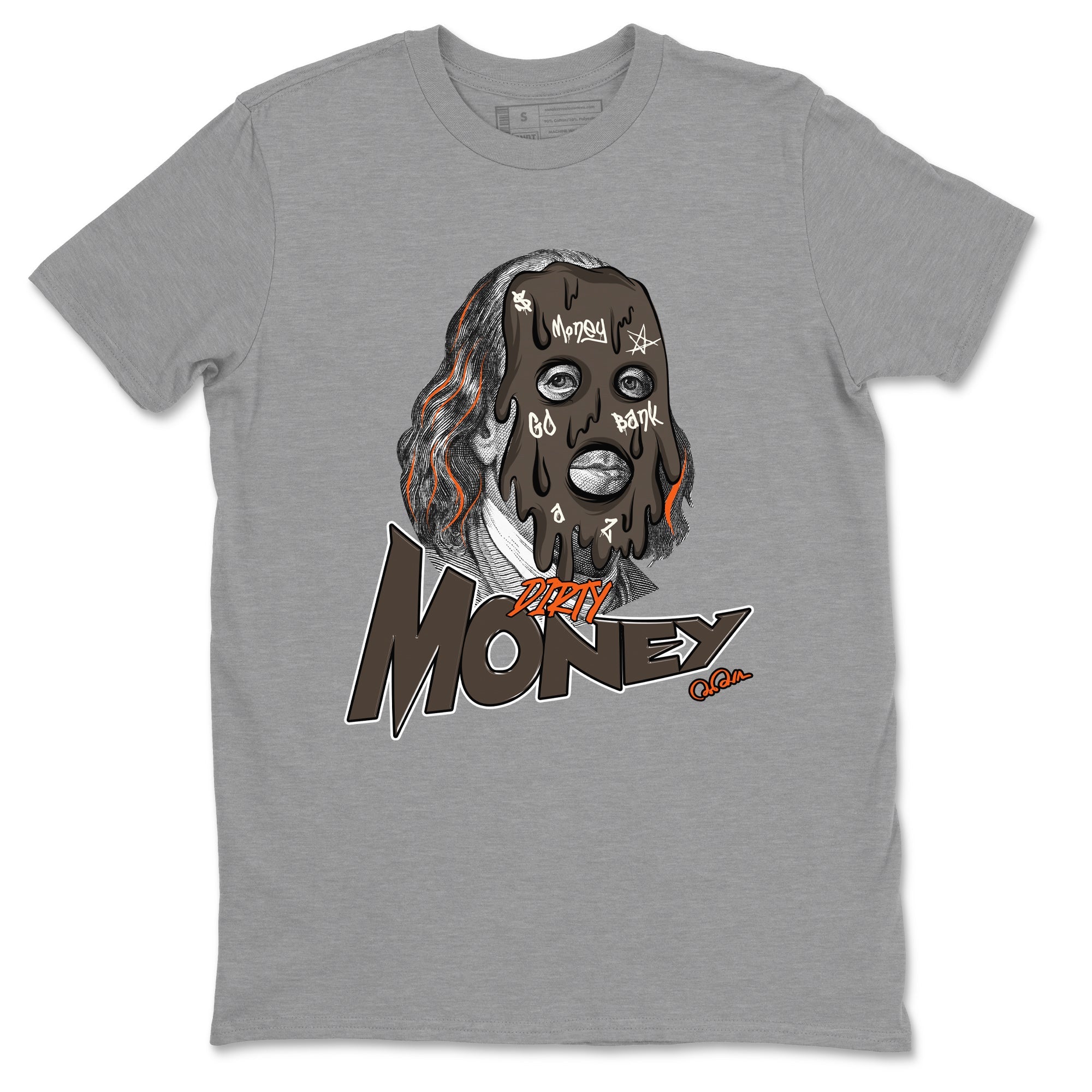 Dunk Red Panda shirt to match jordans Dirty Money sneaker tees Nike Dunk LowRed Panda Drip Gear Zone Unisex Heather Grey 2 T-Shirt