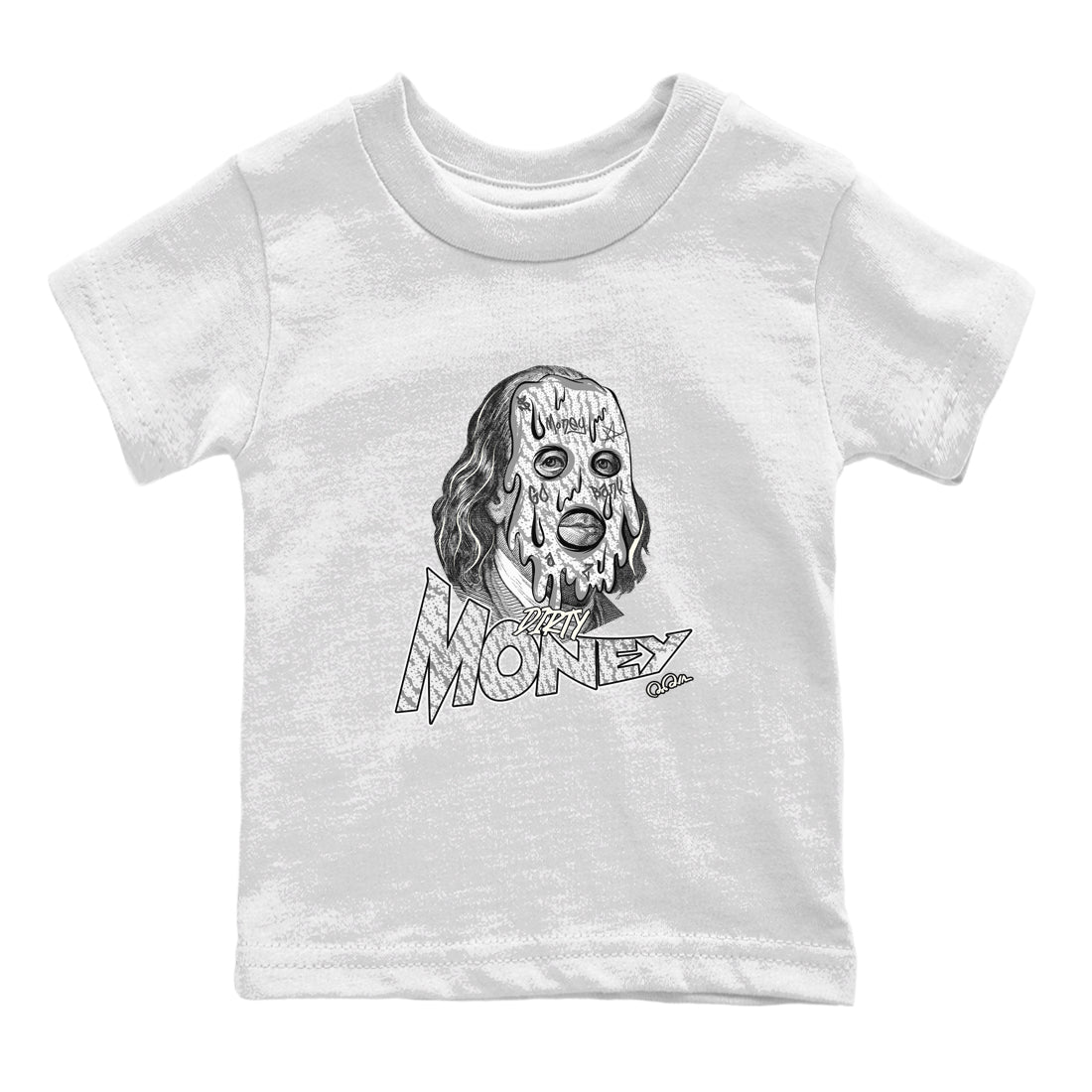 Yeezy 350 Static shirt to match jordans Dirty Money sneaker tees Adidas Yeezy 350 Static Drip Gear Zone Baby Toddler White 2 T-Shirt