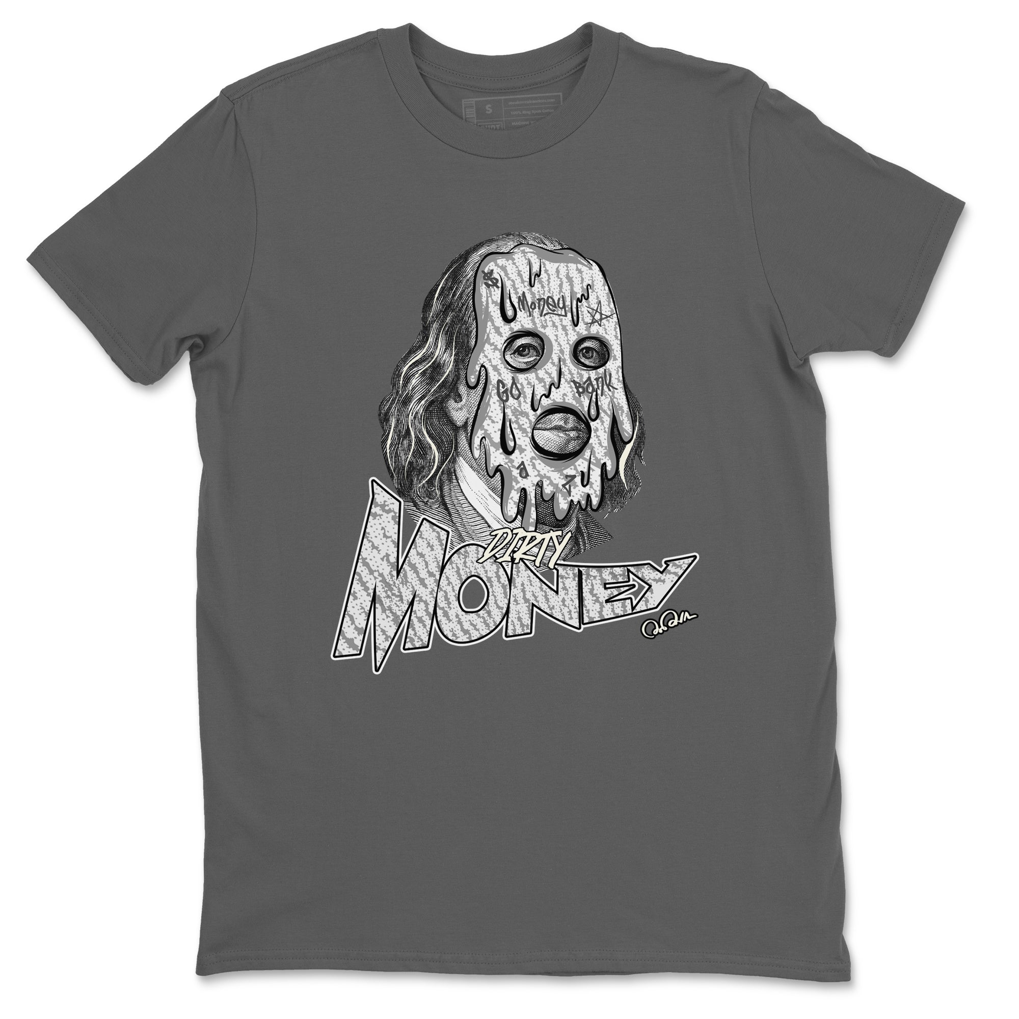 Yeezy 350 Static shirt to match jordans Dirty Money sneaker tees Adidas Yeezy 350 Static Drip Gear Zone Unisex Cool Grey 2 T-Shirt