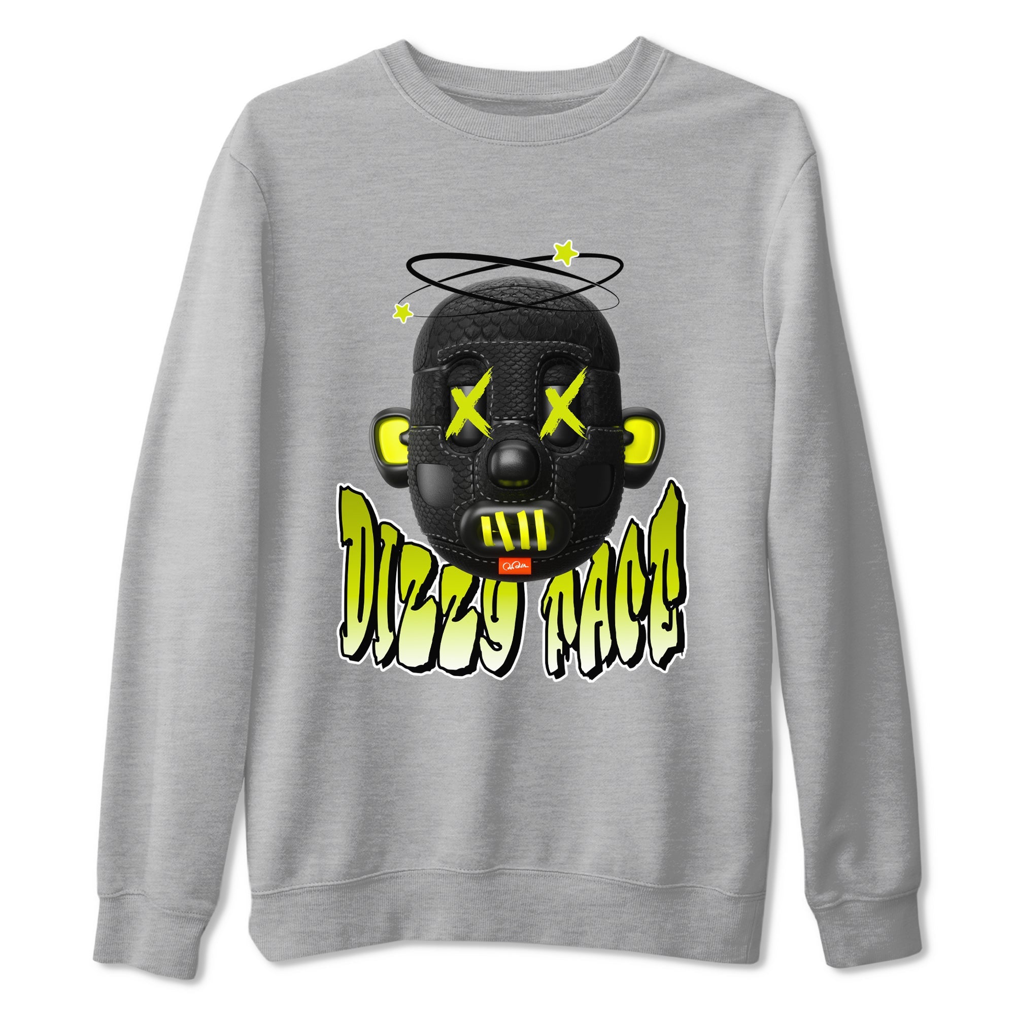 Dunk Halloween shirt to match jordans Dizzy Face sneaker tees halloween horror nights Nike Dunk Halloween Drip Gear Zone Unisex Heather Grey 2 T-Shirt