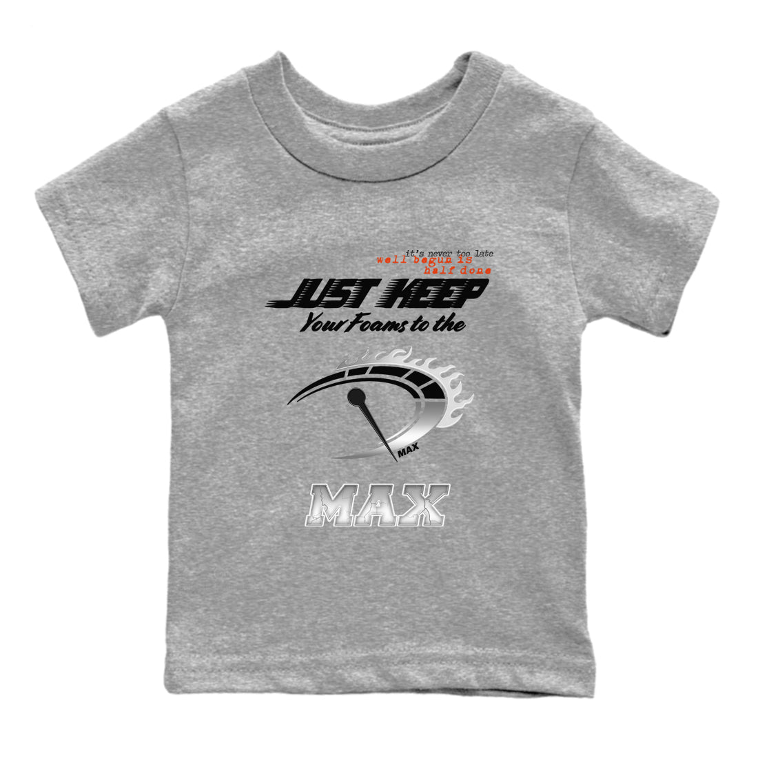 Foams One Jin shirts to match jordans Do It To The Max sneaker match tees Air Foamposite One Jin match shoes to clothes Drip Gear Zone Youth Baby Heather Grey 2 tee