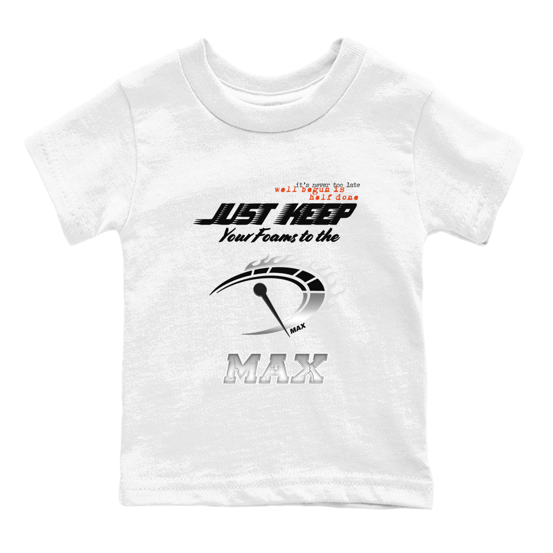 Foams One Jin shirts to match jordans Do It To The Max sneaker match tees Air Foamposite One Jin match shoes to clothes Drip Gear Zone Youth Baby White 2 tee