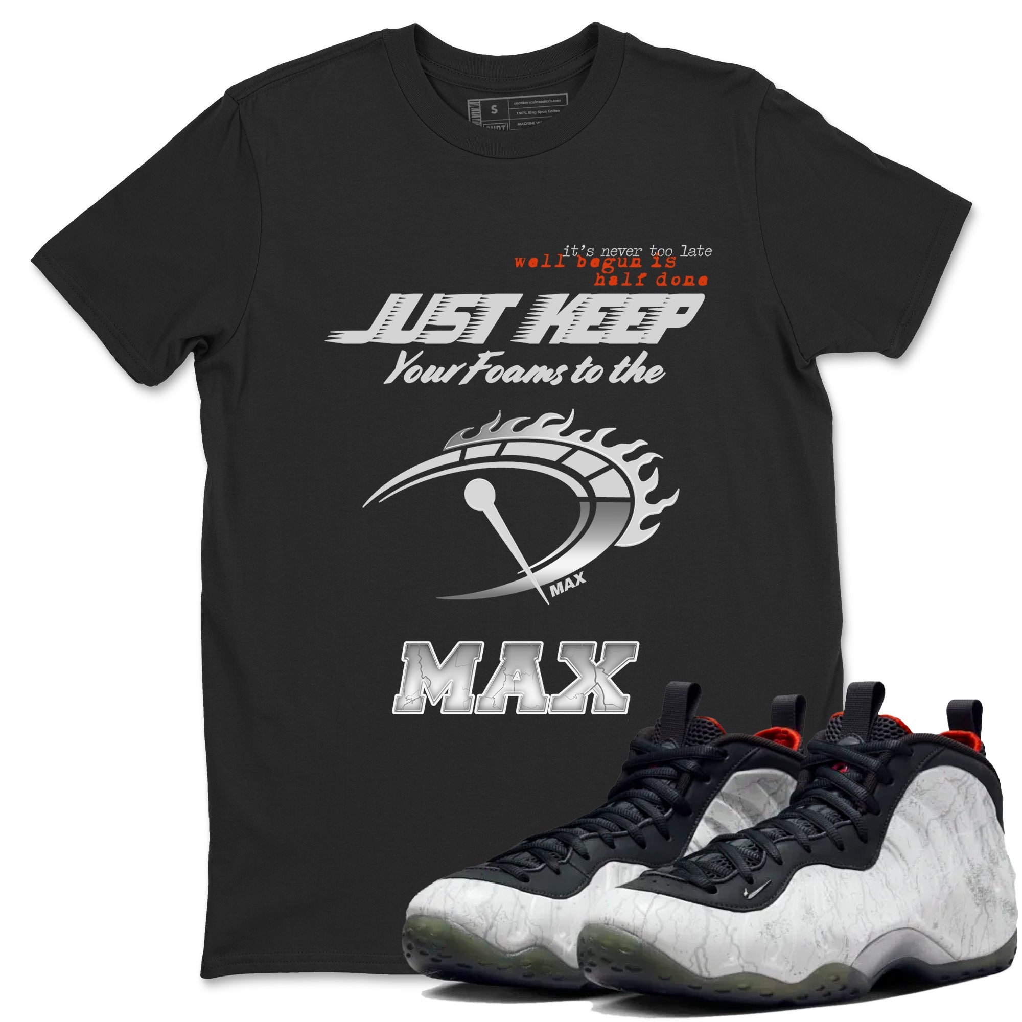 Foams One Jin shirts to match jordans Do It To The Max sneaker match tees Air Foamposite One Jin match shoes to clothes Drip Gear Zone unisex cotton Black 1 shirts