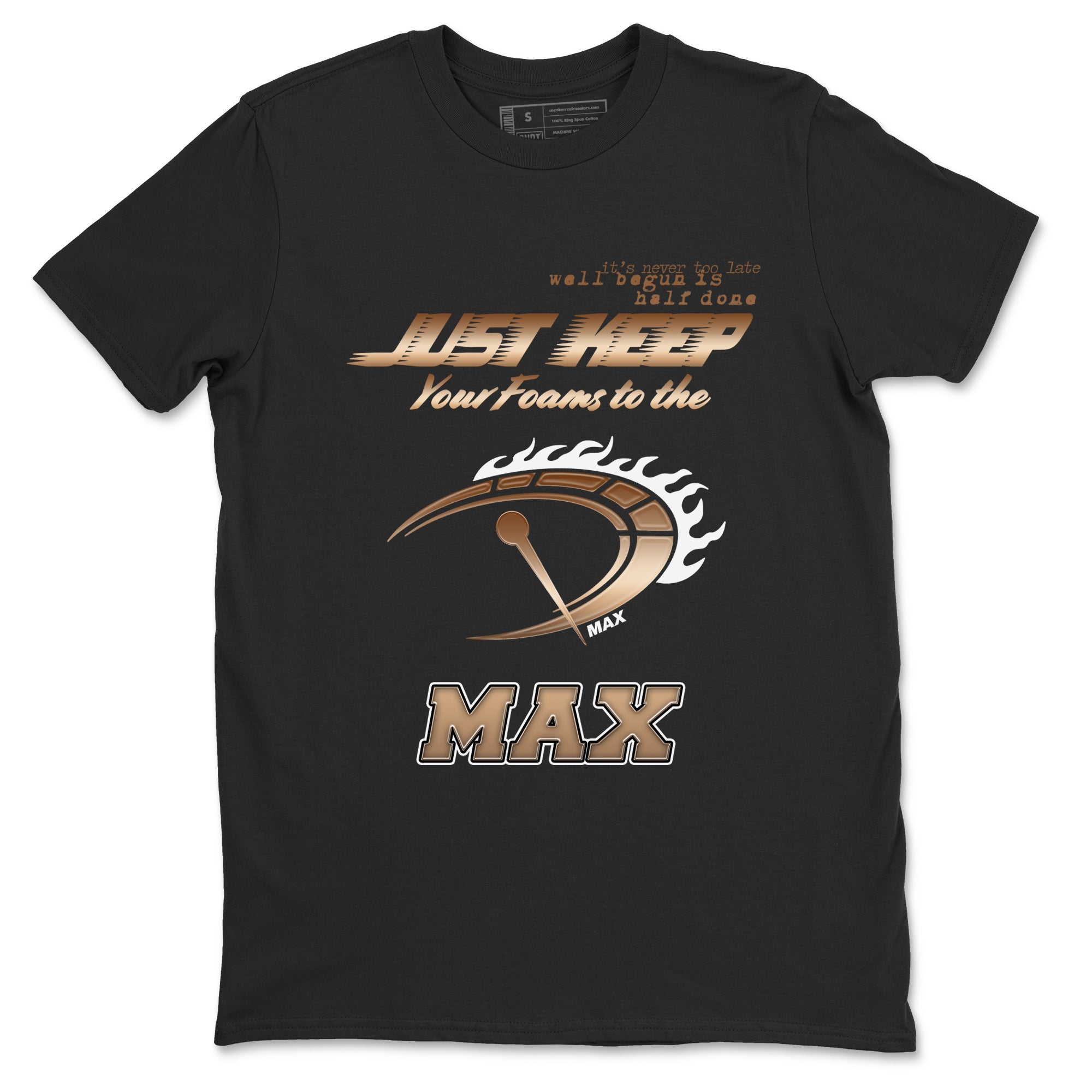 Foams One Metallic Copper shirts to match jordans Do It To The Max sneaker match tees Air Foamposite One Metallic Copper match shoes to clothes Drip Gear Zone unisex cotton Black 2 shirts