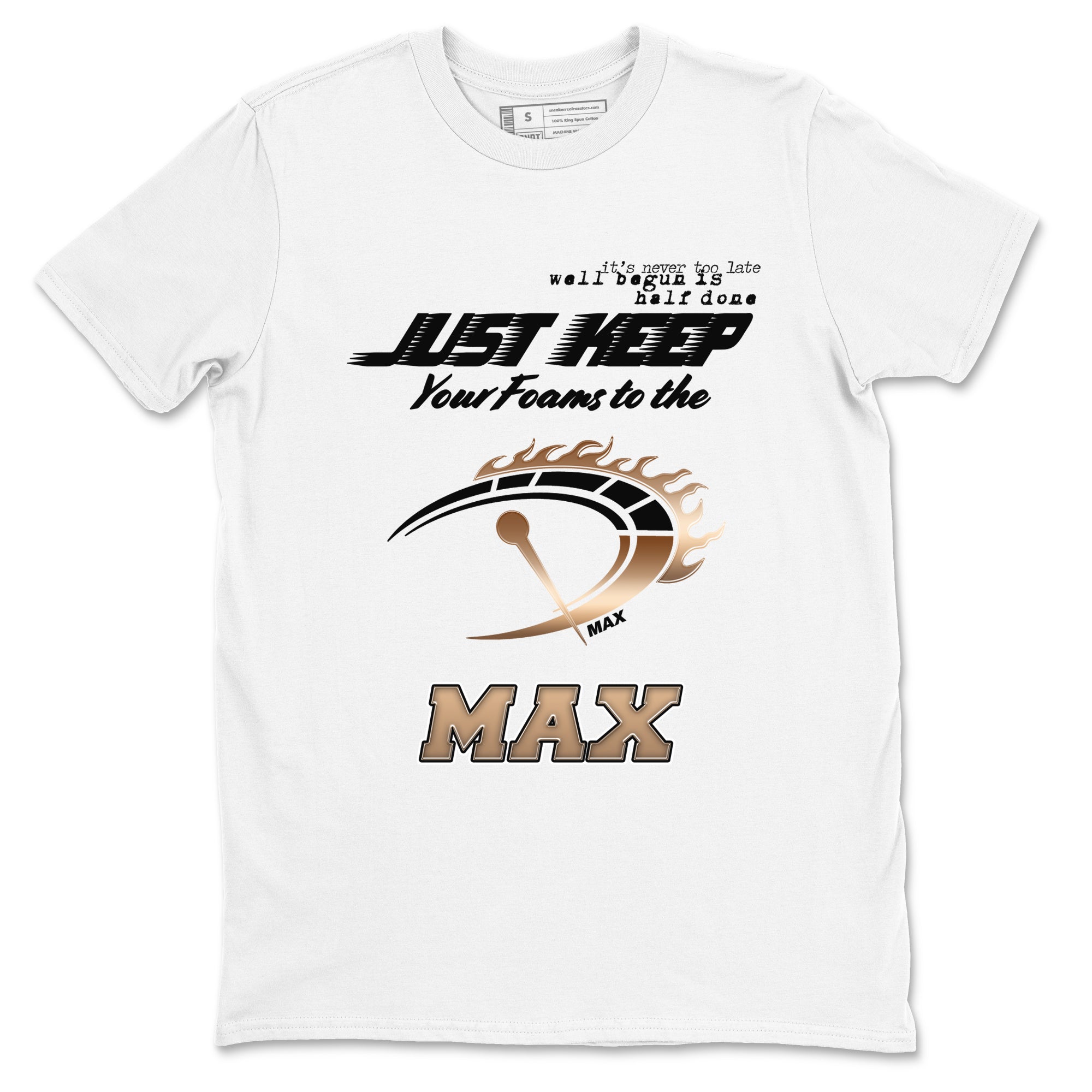 Foams One Metallic Copper shirts to match jordans Do It To The Max sneaker match tees Air Foamposite One Metallic Copper match shoes to clothes Drip Gear Zone unisex cotton White 2 shirts