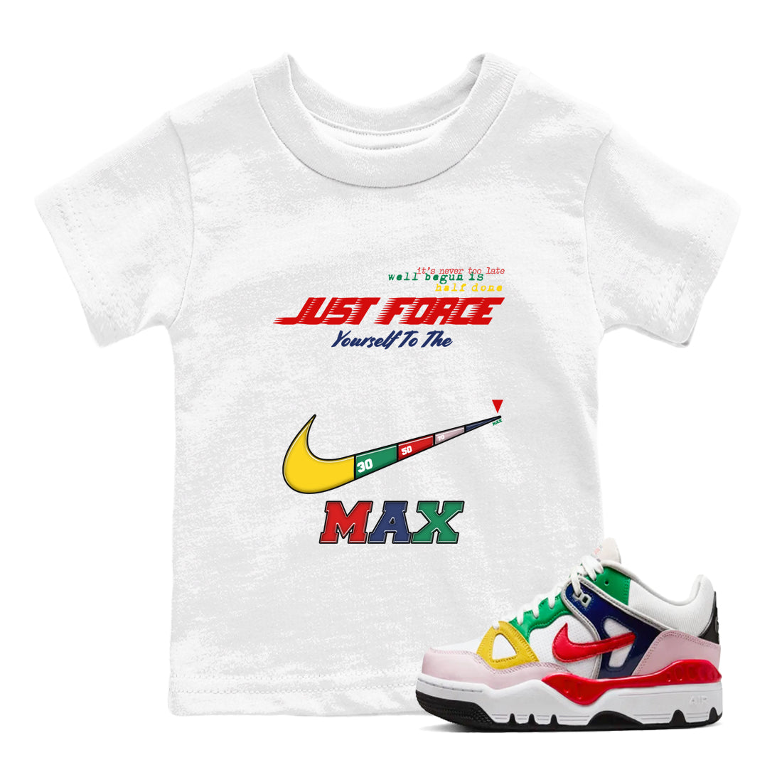 AF 3 Nigo shirtsto match jordans Do It To The Max sneaker match tees Air Force 3 Low x Nigo Blue Void and Tour Yellow match shoes to clothes Drip Gear Zone Youth Baby White 1 tee