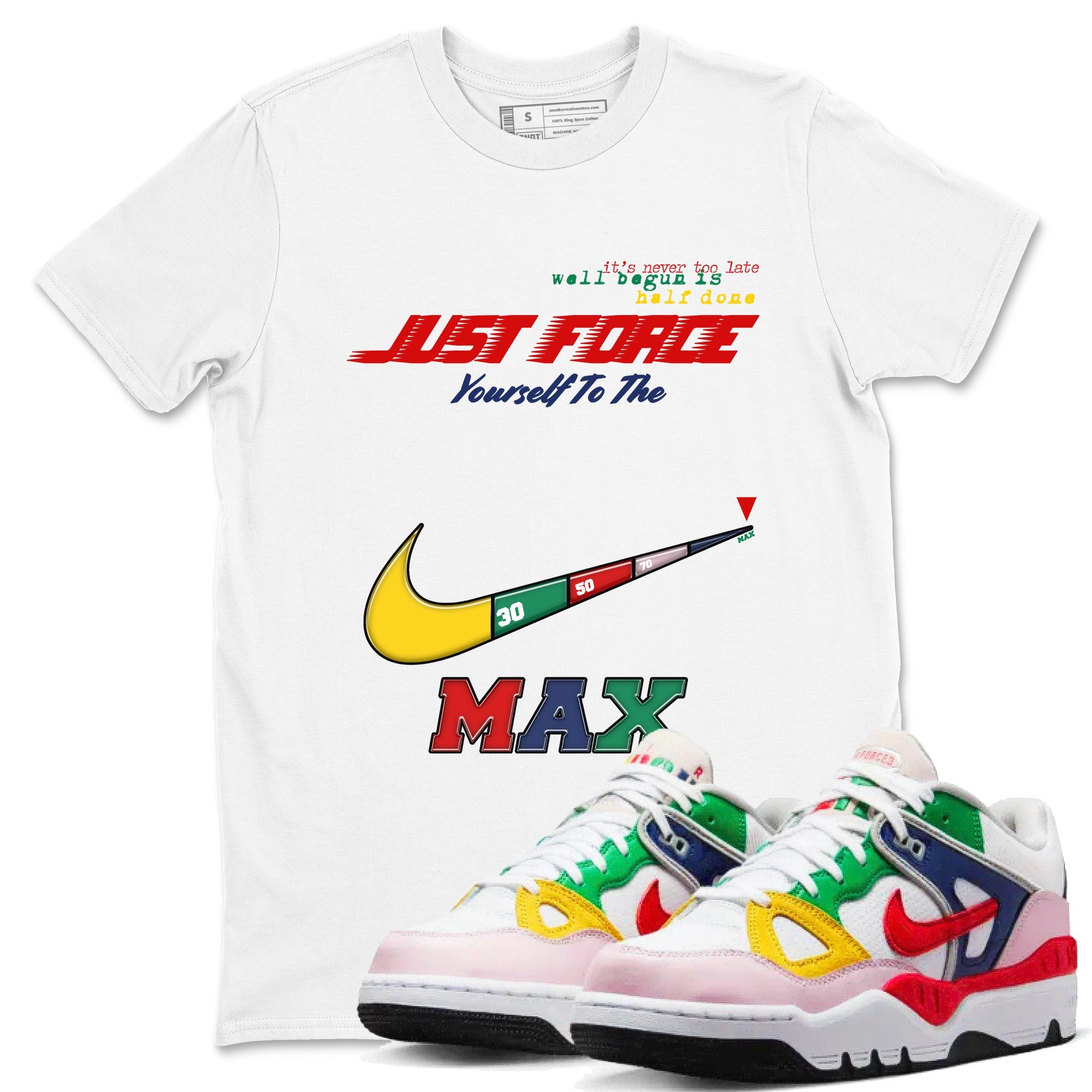 AF 3 Nigo shirtsto match jordans Do It To The Max sneaker match tees Air Force 3 Low x Nigo Blue Void and Tour Yellow match shoes to clothes Drip Gear Zone unisex cotton White 1 shirts