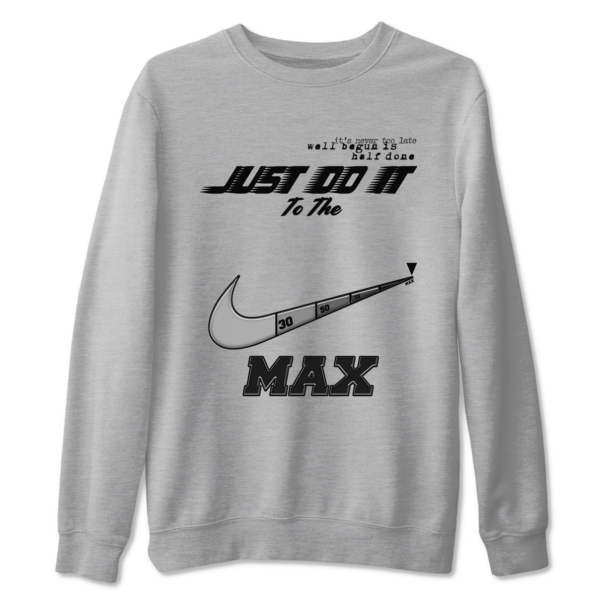 12s Black Wolf Grey shirts to match jordans Do It To The Max sneaker match tees AJ12 Barons match shoes to clothes Drip Gear Zone unisex cotton Heather Grey 2 shirts