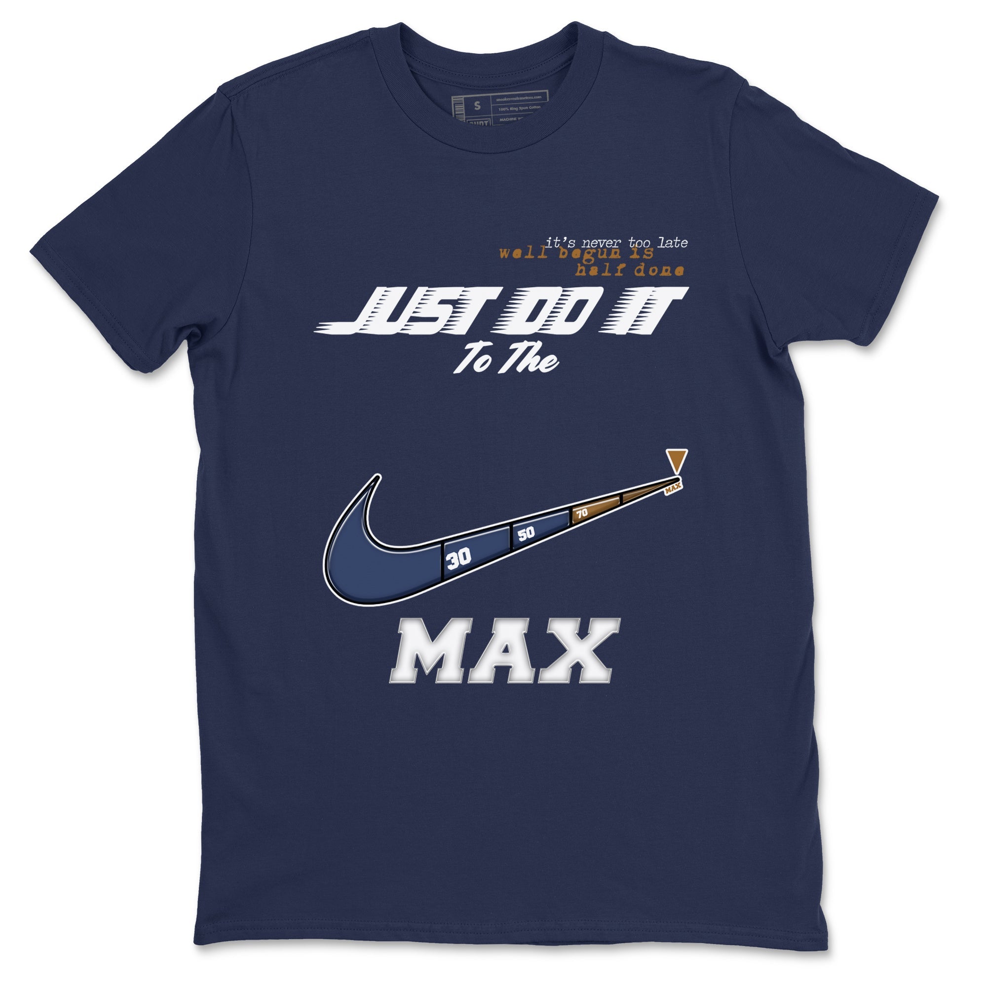 13s Midnight Navy shirts to match jordans Do It To The Max sneaker match tees Air Jordan 13 Midnight Navy match shoes to clothes Drip Gear Zone unisex cotton Navy 2 shirts
