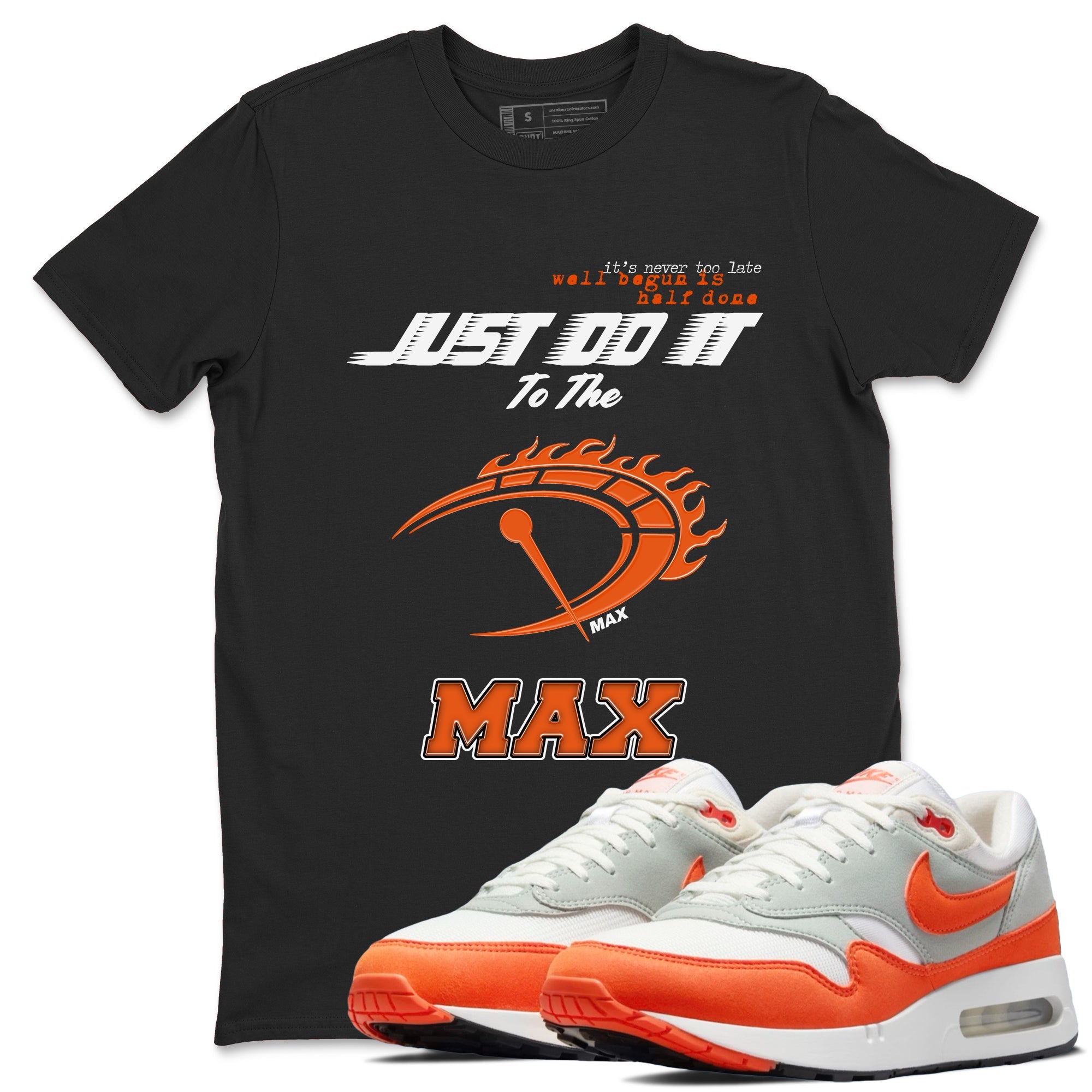 Air Max 1 OG '86 'Summit White and Cosmic Clay shirts to match jordans Do It To The Max sneaker match tees Air Max 1 Cosmic Clay match shoes to clothes Drip Gear Zone unisex cotton Black 1 shirts