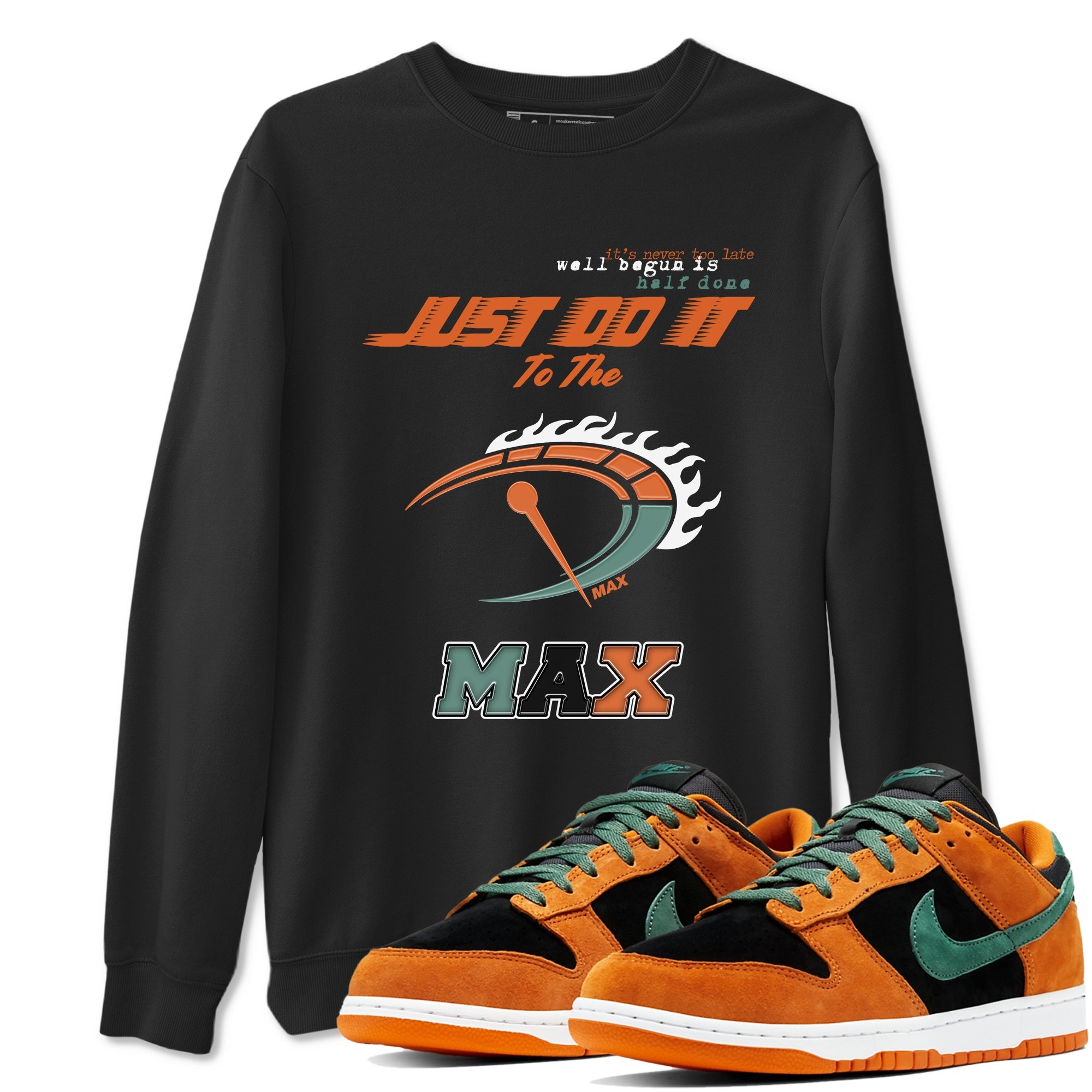 Dunk Ceramic shirts to match jordans Do It To The Max sneaker match tees Dunk Ceramic match shoes to clothes Drip Gear Zone unisex cotton Black 1 shirts