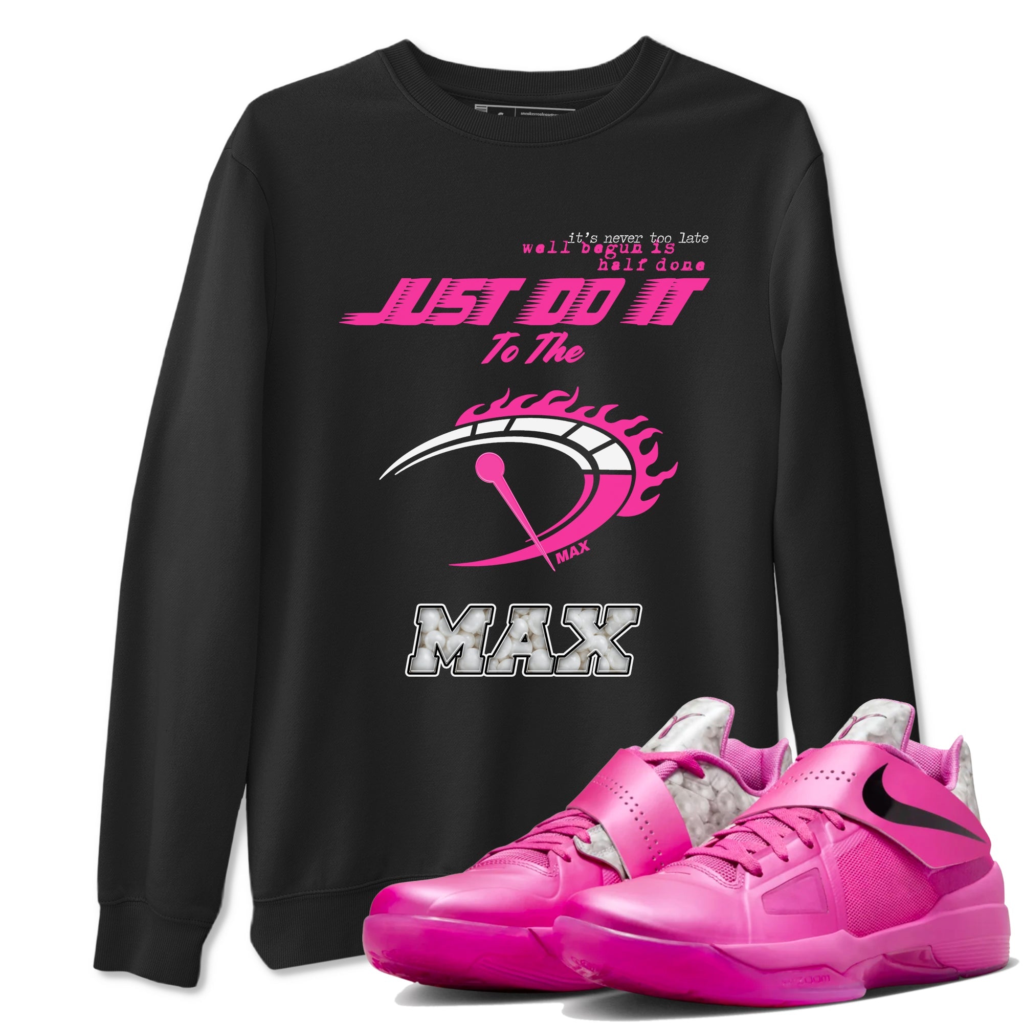 Nike KD 4 Retro Aunt Pearl shirts to match jordans Do It To The Max sneaker match tees Nike KD 4 Aunt Pearl match shoes to clothes Drip Gear Zone unisex cotton Black 1 shirts