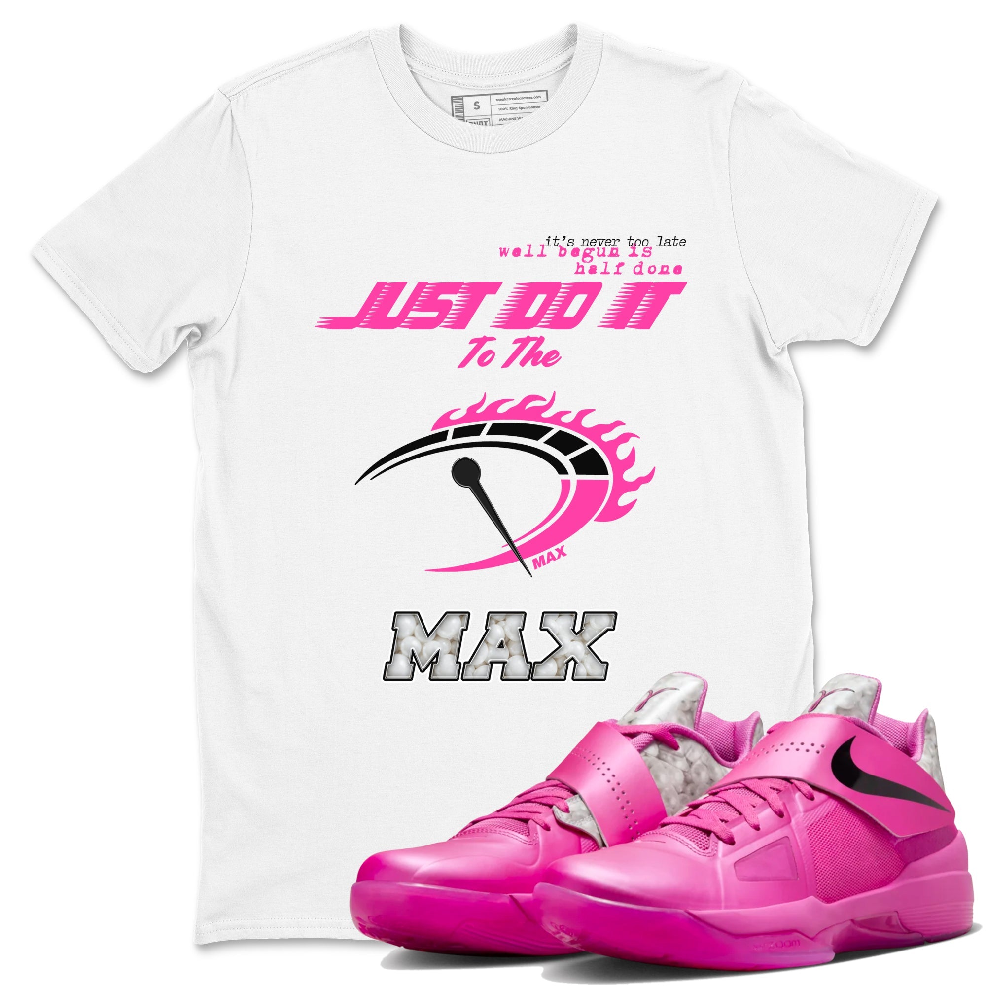 Nike KD 4 Retro Aunt Pearl shirts to match jordans Do It To The Max sneaker match tees Nike KD 4 Aunt Pearl match shoes to clothes Drip Gear Zone unisex cotton White 1 shirts