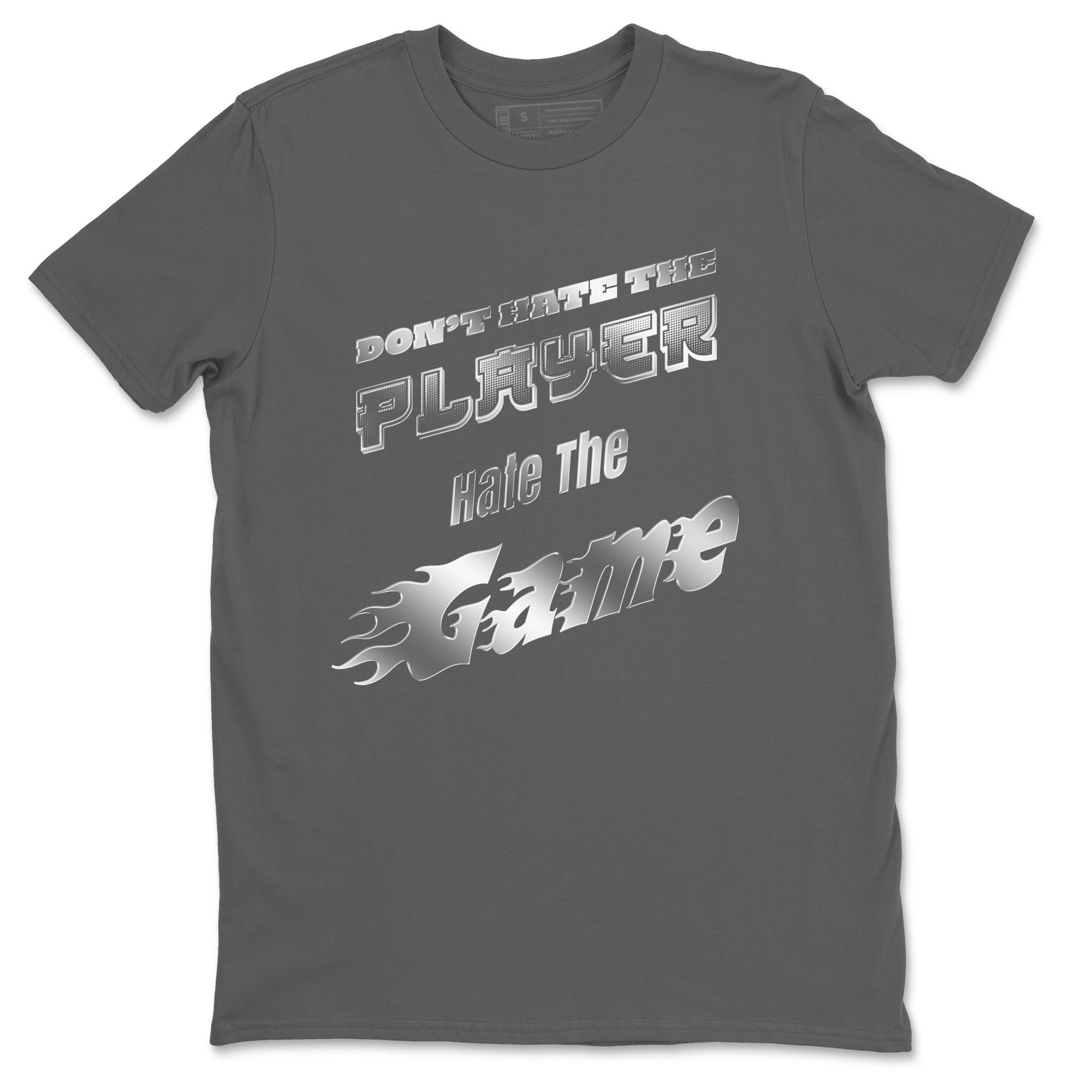 Air Jordan 1 Gift Giving shirt to match jordans Don't Hate The Player sneaker tees  Metal tees AJ1 Gift Giving Drip Gear Zone Unisex Cool Grey 2 T-Shirt