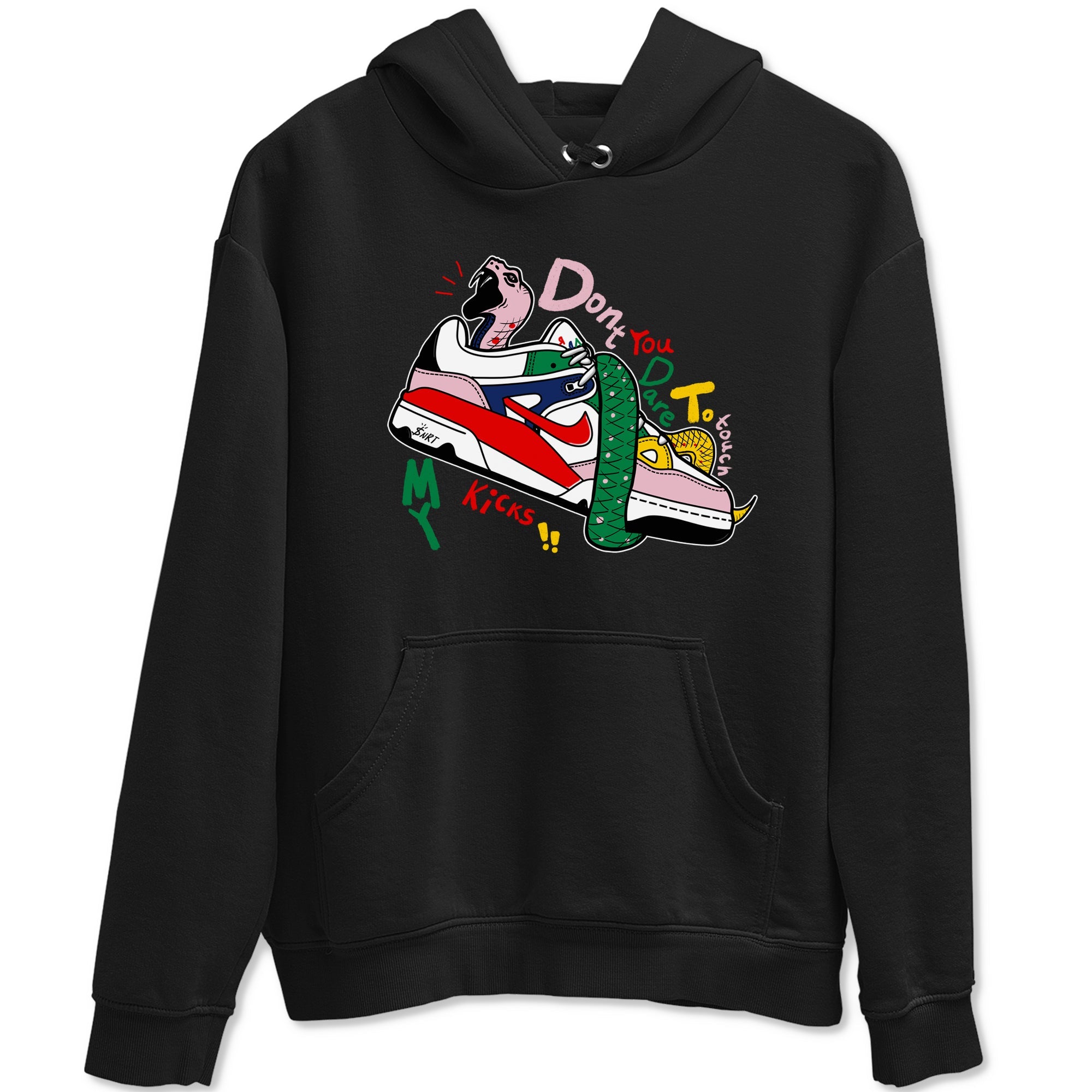AF 3 Nigo shirtsto match jordans Don't Touch My Kicks sneaker match tees Air Force 3 Low x Nigo Blue Void and Tour Yellow match shoes to clothes Drip Gear Zone unisex cotton Black 2 shirts