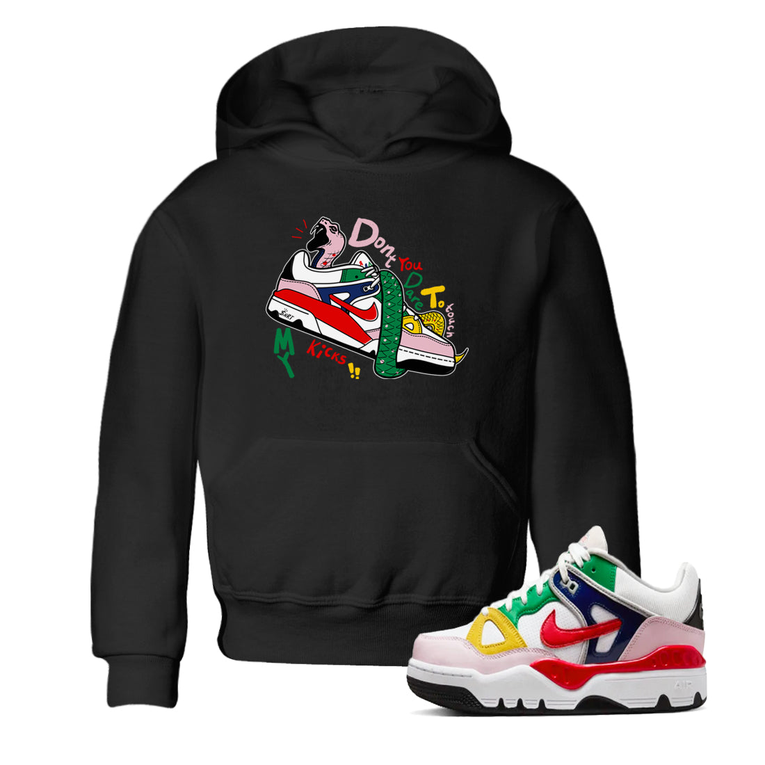 AF 3 Nigo shirtsto match jordans Don't Touch My Kicks sneaker match tees Air Force 3 Low x Nigo Blue Void and Tour Yellow match shoes to clothes Drip Gear Zone Youth Baby Black 1 tee