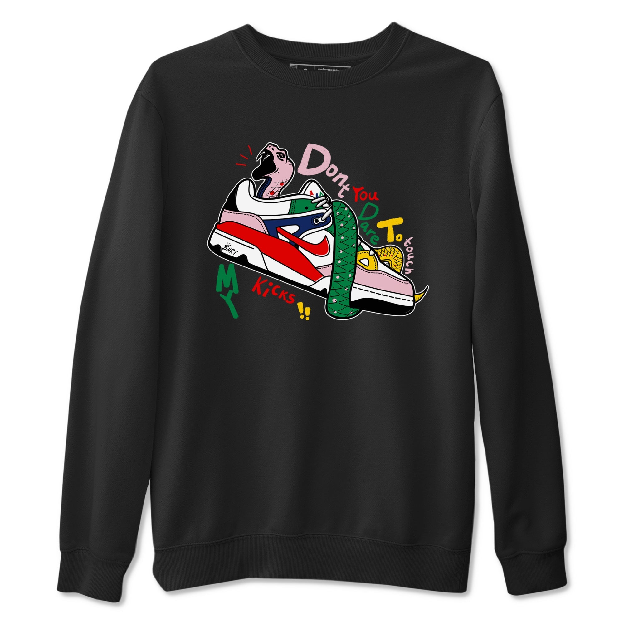 AF 3 Nigo shirtsto match jordans Don't Touch My Kicks sneaker match tees Air Force 3 Low x Nigo Blue Void and Tour Yellow match shoes to clothes Drip Gear Zone unisex cotton Black 2 shirts