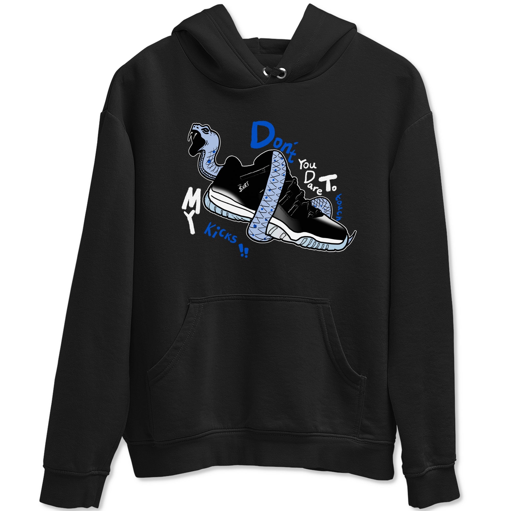 AJ11 Space shirt to match jordans Don't Touch My Kicks sneaker tees Air Jordan 11 Space Drip Gear Zone unisex cotton Black 2 crew neck shirt