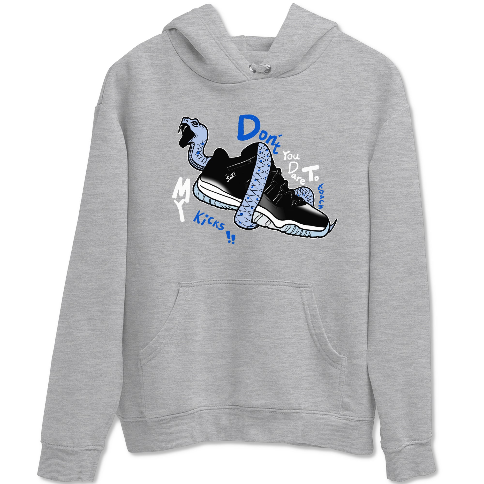 AJ11 Space shirt to match jordans Don't Touch My Kicks sneaker tees Air Jordan 11 Space Drip Gear Zone unisex cotton Heather Grey 2 crew neck shirt