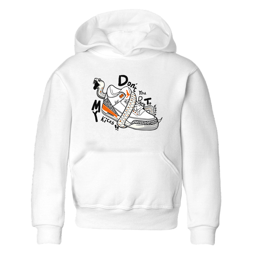 3s Georgia Peach shirt to match jordans Don't Touch My Kicks sneaker tees Air Jordan 3 Georgia Peach Drip Gear Zone baby toddler White 2 cotton Shirt