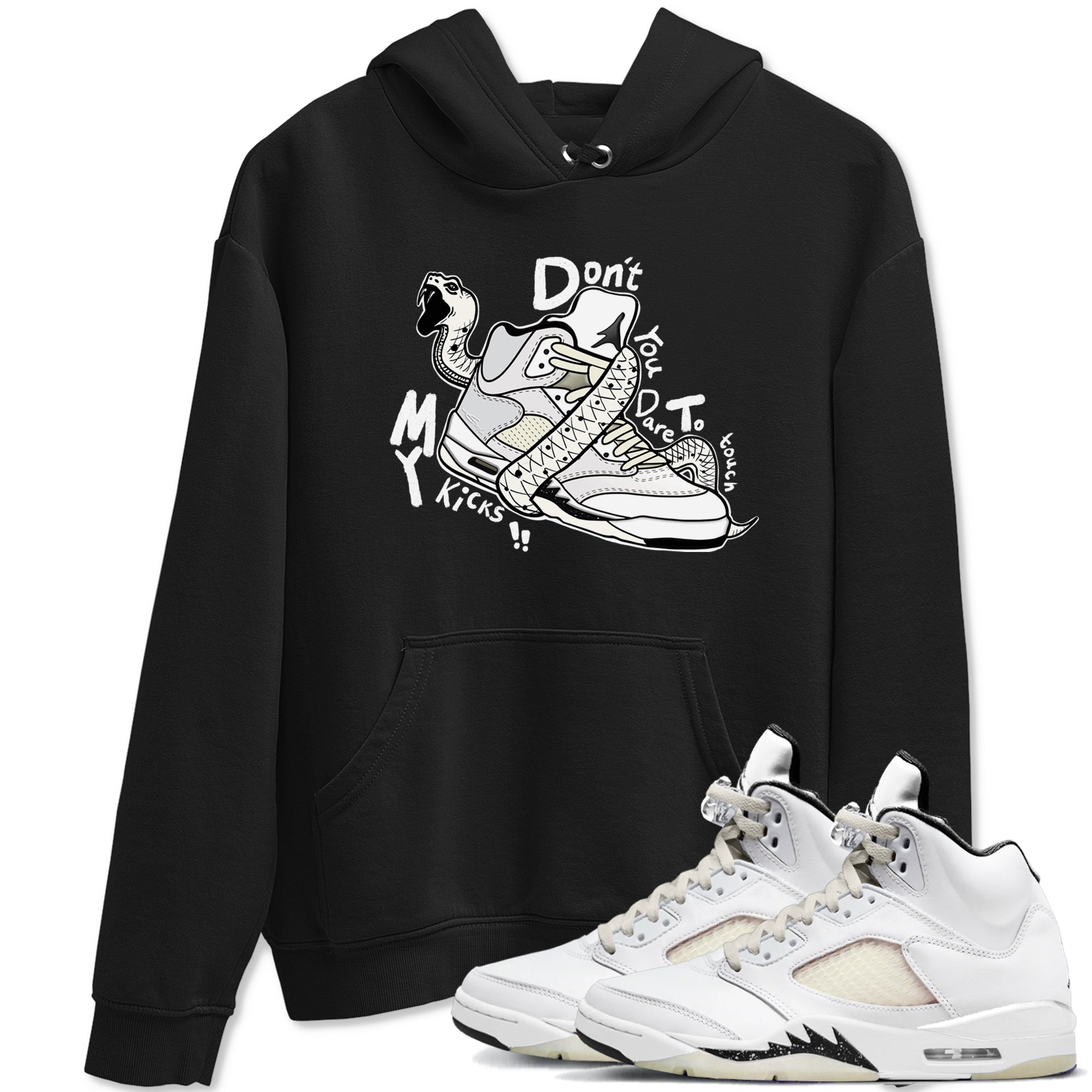 AJ5 Sail shirt to match jordans Don't Touch My Kicks sneaker tees Air Jordan 5 Sail Drip Gear Zone unisex cotton Black 1 crew neck shirt