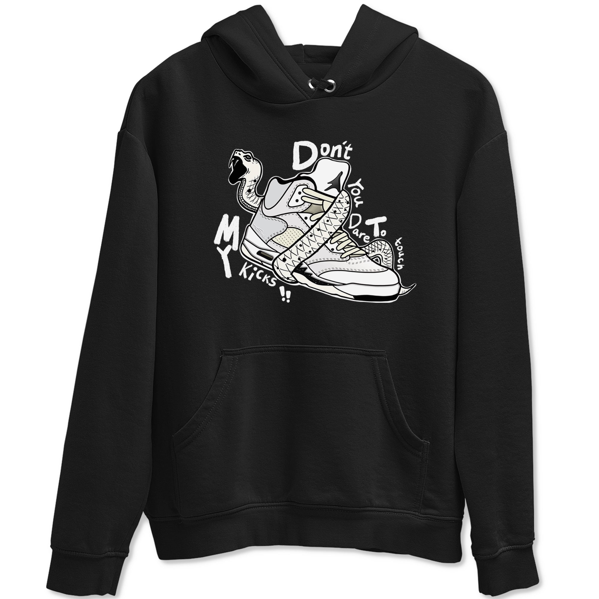 AJ5 Sail shirt to match jordans Don't Touch My Kicks sneaker tees Air Jordan 5 Sail Drip Gear Zone unisex cotton Black 2 crew neck shirt