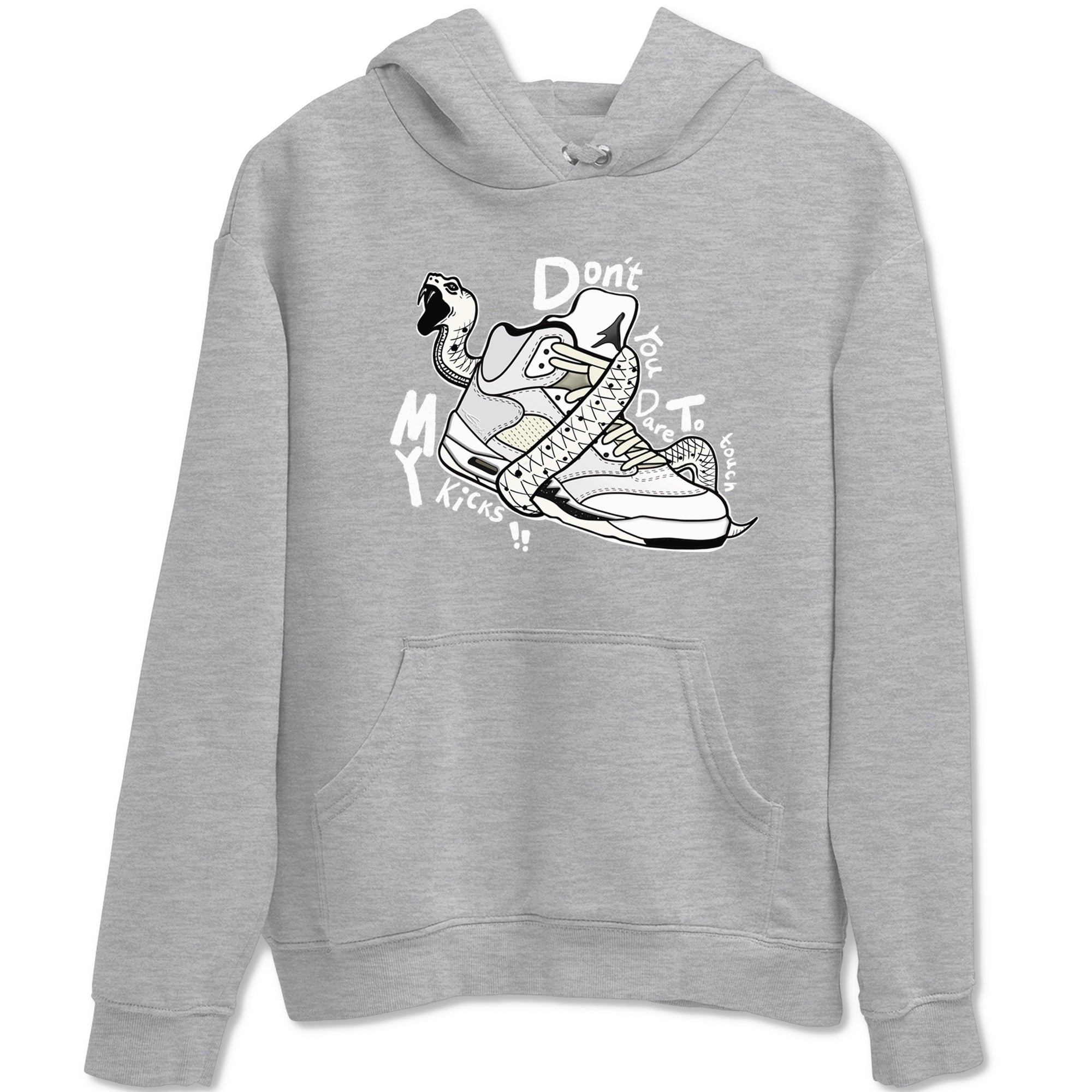 AJ5 Sail shirt to match jordans Don't Touch My Kicks sneaker tees Air Jordan 5 Sail Drip Gear Zone unisex cotton Heather Grey 2 crew neck shirt