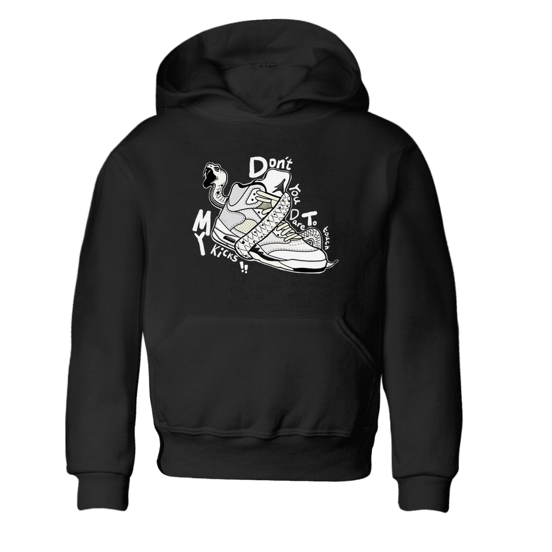 AJ5 Sail shirt to match jordans Don't Touch My Kicks sneaker tees Air Jordan 5 SE Sail Drip Gear Zone baby toddler Black 2 cotton Shirt