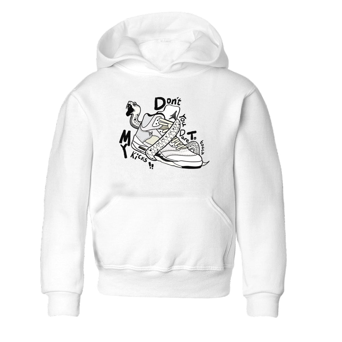 AJ5 Sail shirt to match jordans Don't Touch My Kicks sneaker tees Air Jordan 5 SE Sail Drip Gear Zone baby toddler White 2 cotton Shirt