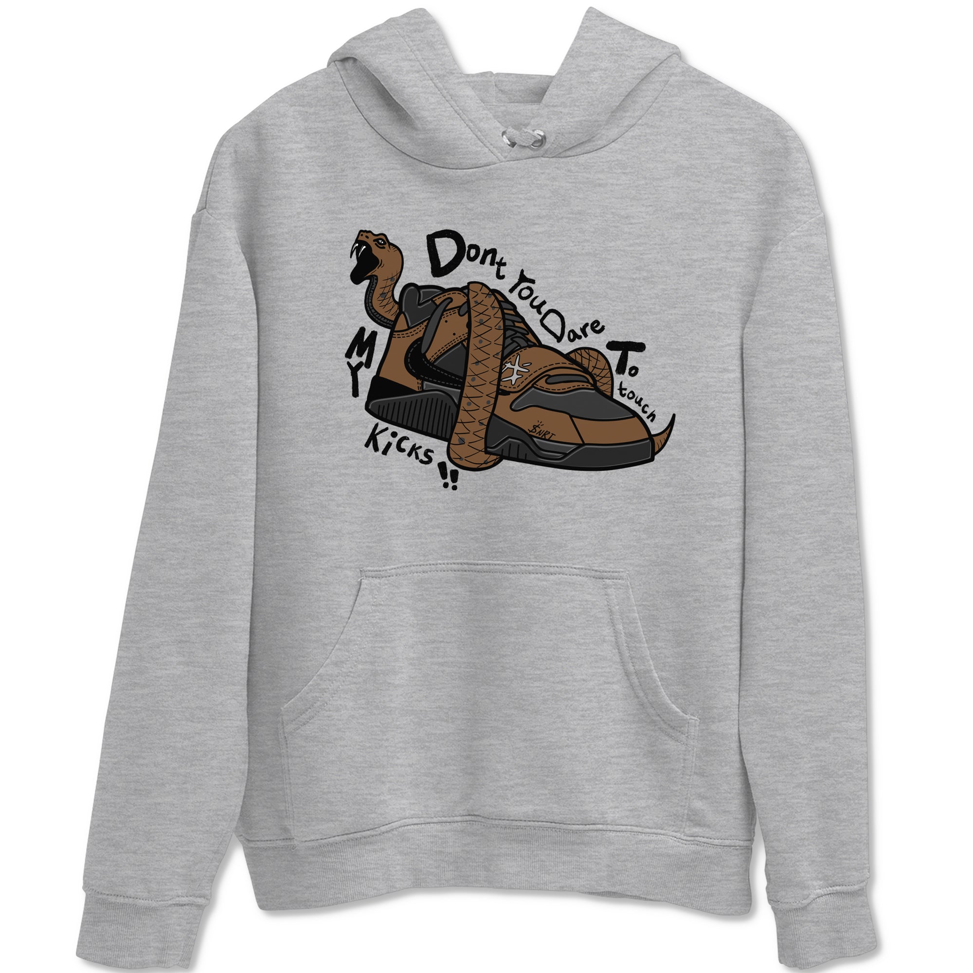 Jordan Jumpman Jack TR Travis Scott Dark Mocha shirts to match jordans Don't Touch My Kicks sneaker match tees Jordan Jumpman Jack Travis Scott Dark Mocha match shoes to clothes Drip Gear Zone unisex cotton Heather Grey 2 shirts