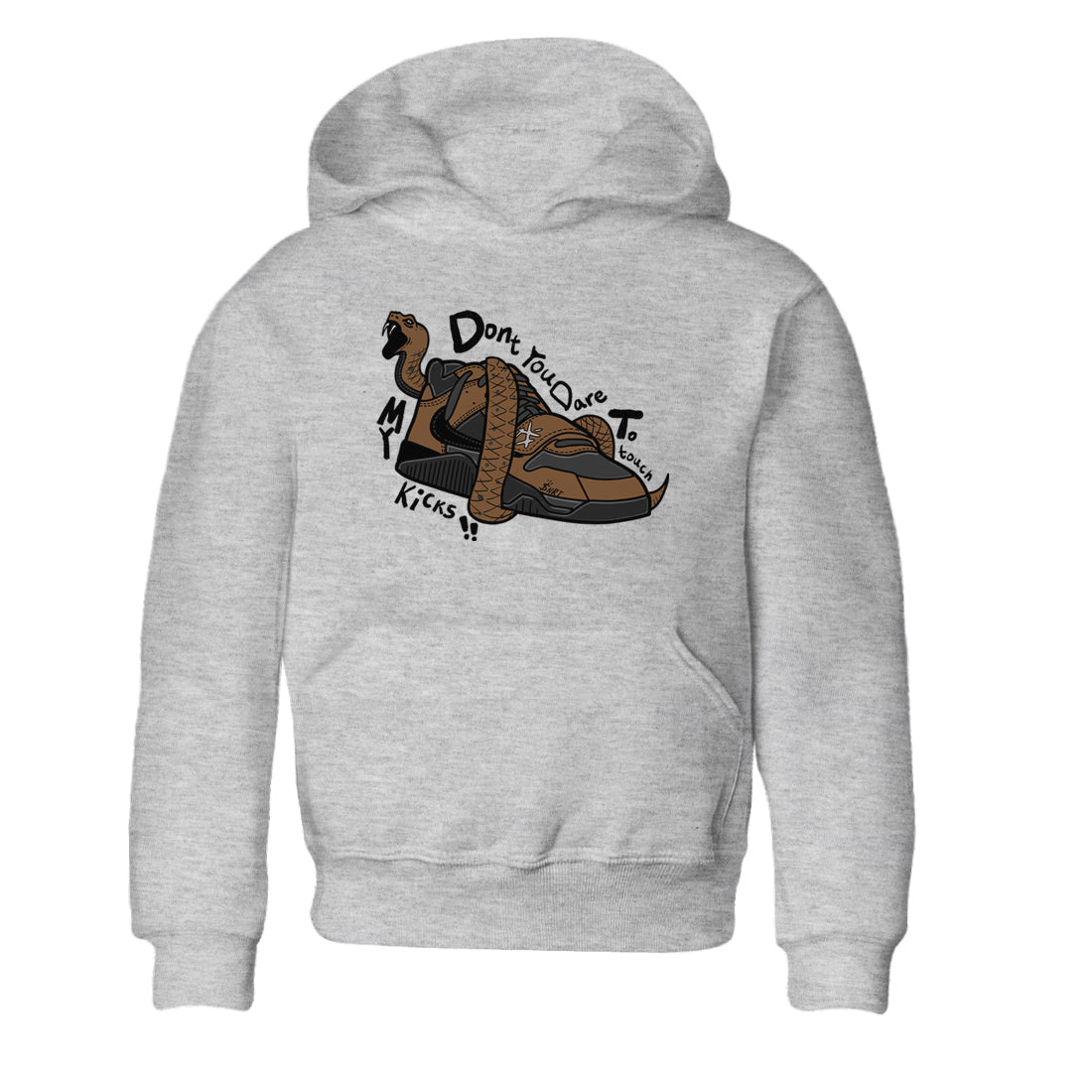 Jordan Jumpman Jack TR Travis Scott Dark Mocha shirts to match jordans Don't Touch My Kicks sneaker match tees Jordan Jumpman Jack Travis Scott Dark Mocha match shoes to clothes Drip Gear Zone Youth Baby Heather Grey 2 tee