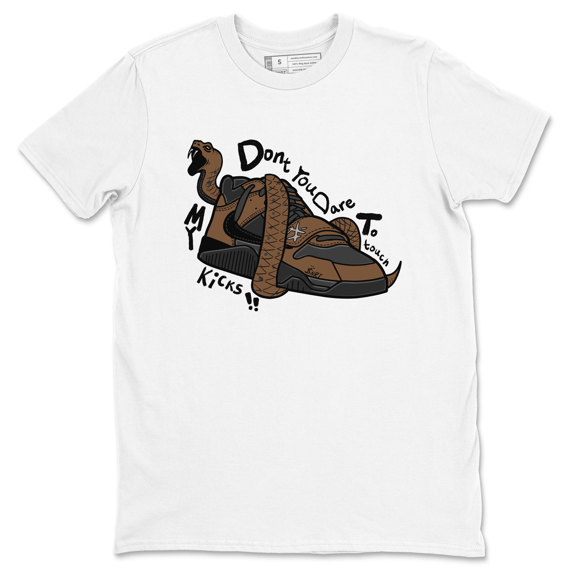 Jordan Jumpman Jack TR Travis Scott Dark Mocha shirts to match jordans Don't Touch My Kicks sneaker match tees Jordan Jumpman Jack Travis Scott Dark Mocha match shoes to clothes Drip Gear Zone unisex cotton White 2 shirts