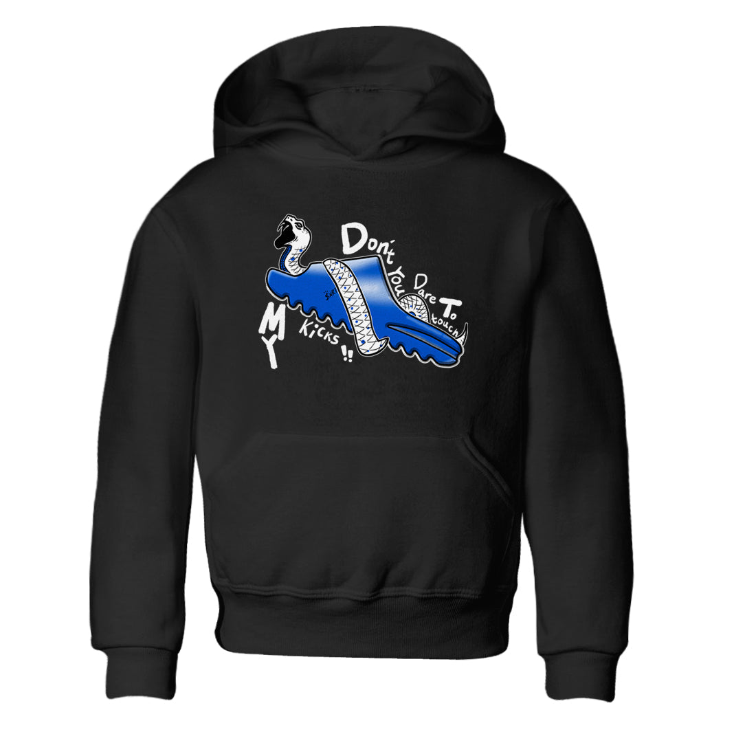 Yeezy Slide Azure shirts to match jordans Don't Touch My Kicks sneaker match tees Yeezy Slide Azure Drip Gear Zone streetwear brand Baby and Youth Black 2 cotton tee
