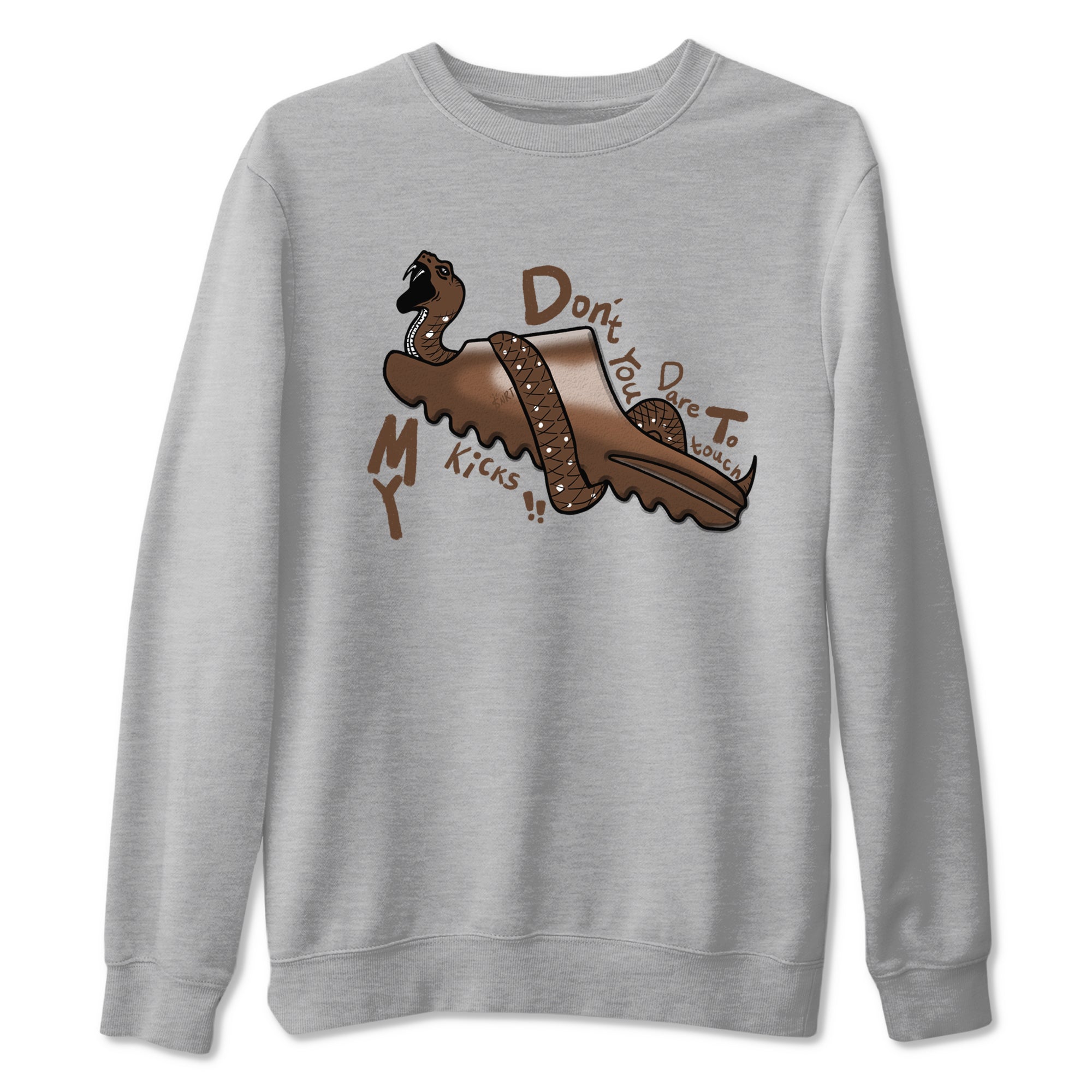 Yeezy Slide Flax shirts to match jordans Don't Touch My Kicks sneaker match tees Yeezy Slide Flax Drip Gear Zone streetwear brand Heather Grey 2 unisex cotton tee