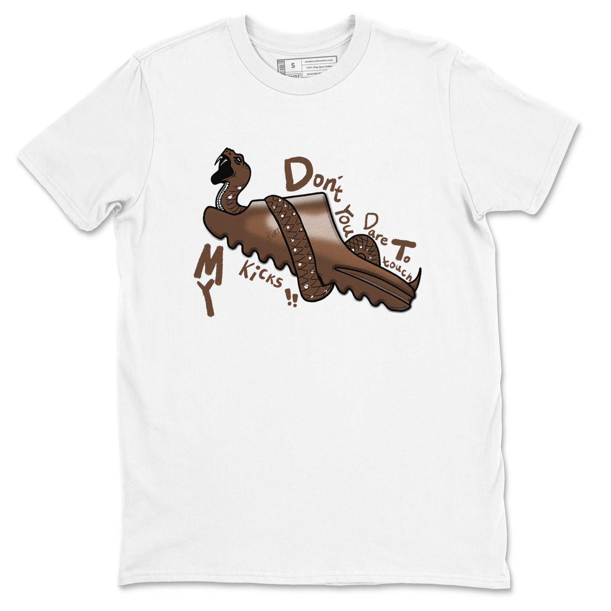 Yeezy Slide Flax shirts to match jordans Don't Touch My Kicks sneaker match tees Yeezy Slide Flax Drip Gear Zone streetwear brand White 2 unisex cotton tee