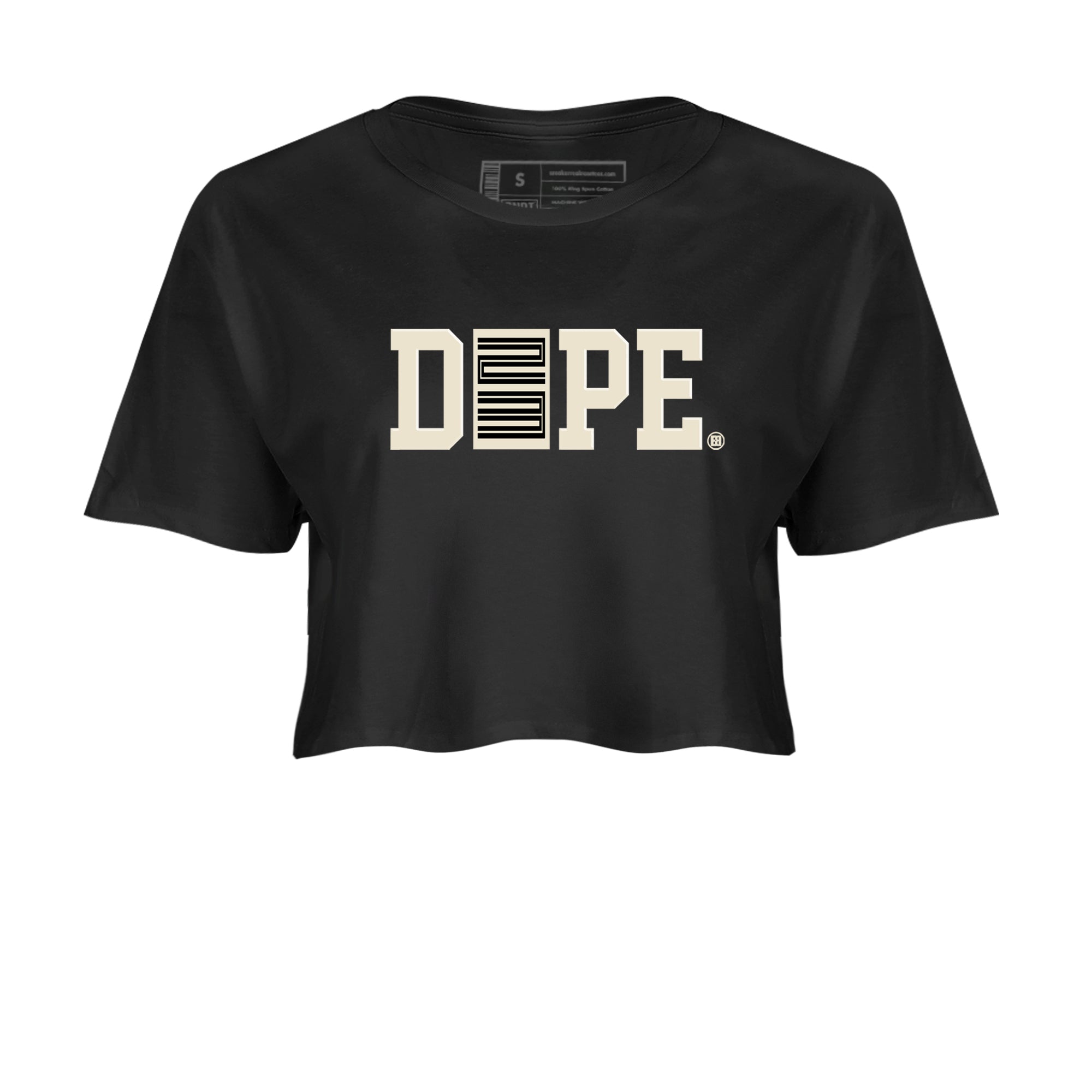 Sneaker Threads  Sneaker Tees To Match Air Foamposite One Pearl  Dope 23 Crop Tee Black 2. Perfect for Jordan releases 2025 colorways.
