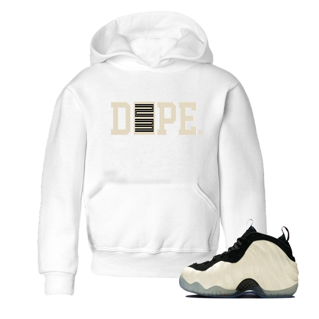 Sneaker Threads  Sneaker Tees To Match Air Foamposite One Pearl  Dope 23 Youth Graphic Tee White 1. Perfect for Jordan releases 2025 colorways.