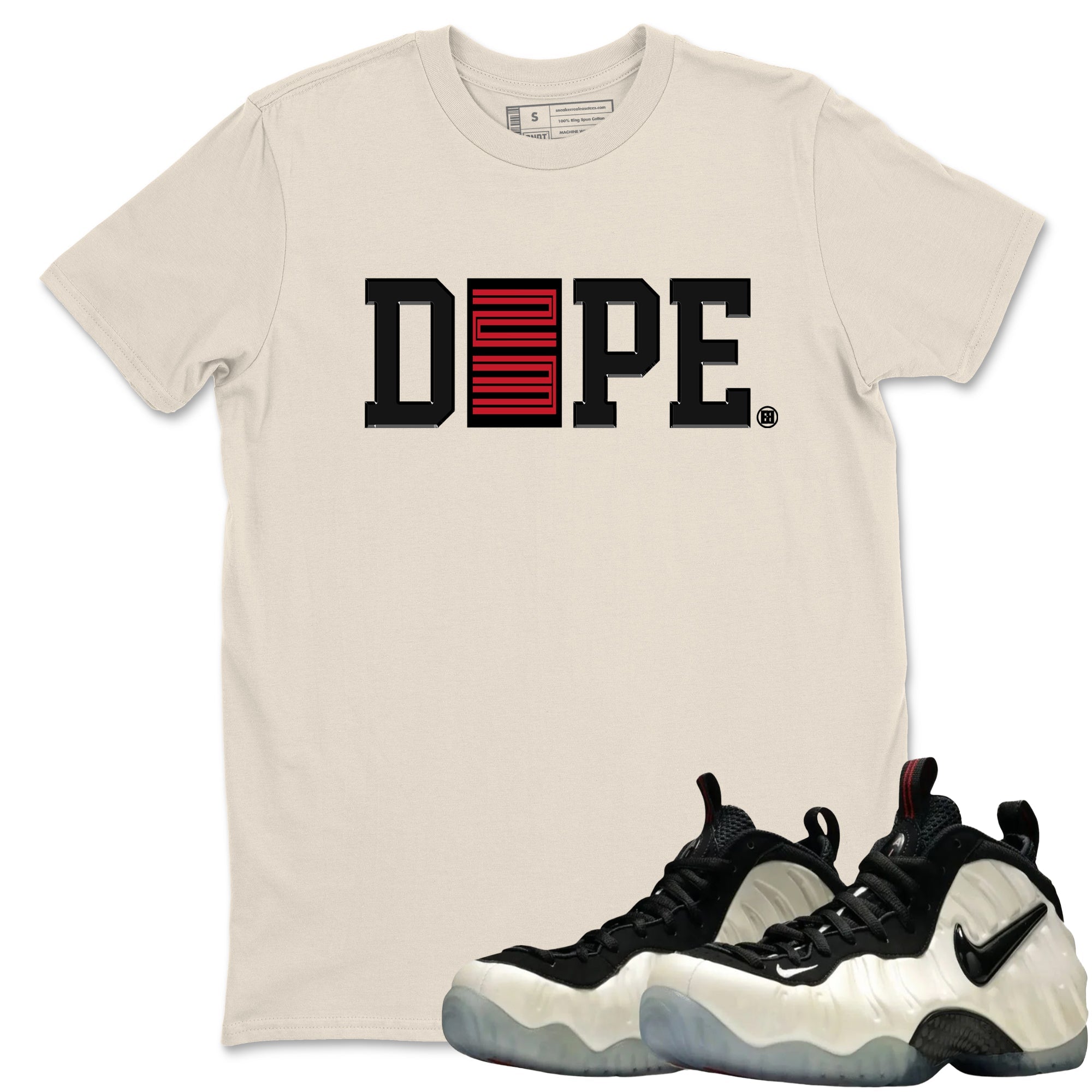 Sneaker Threads  Sneaker Tees To Match Air Foamposite One Pearl  Dope 23 Graphic Tee Natural 1. Perfect for Jordan releases 2025 colorways.