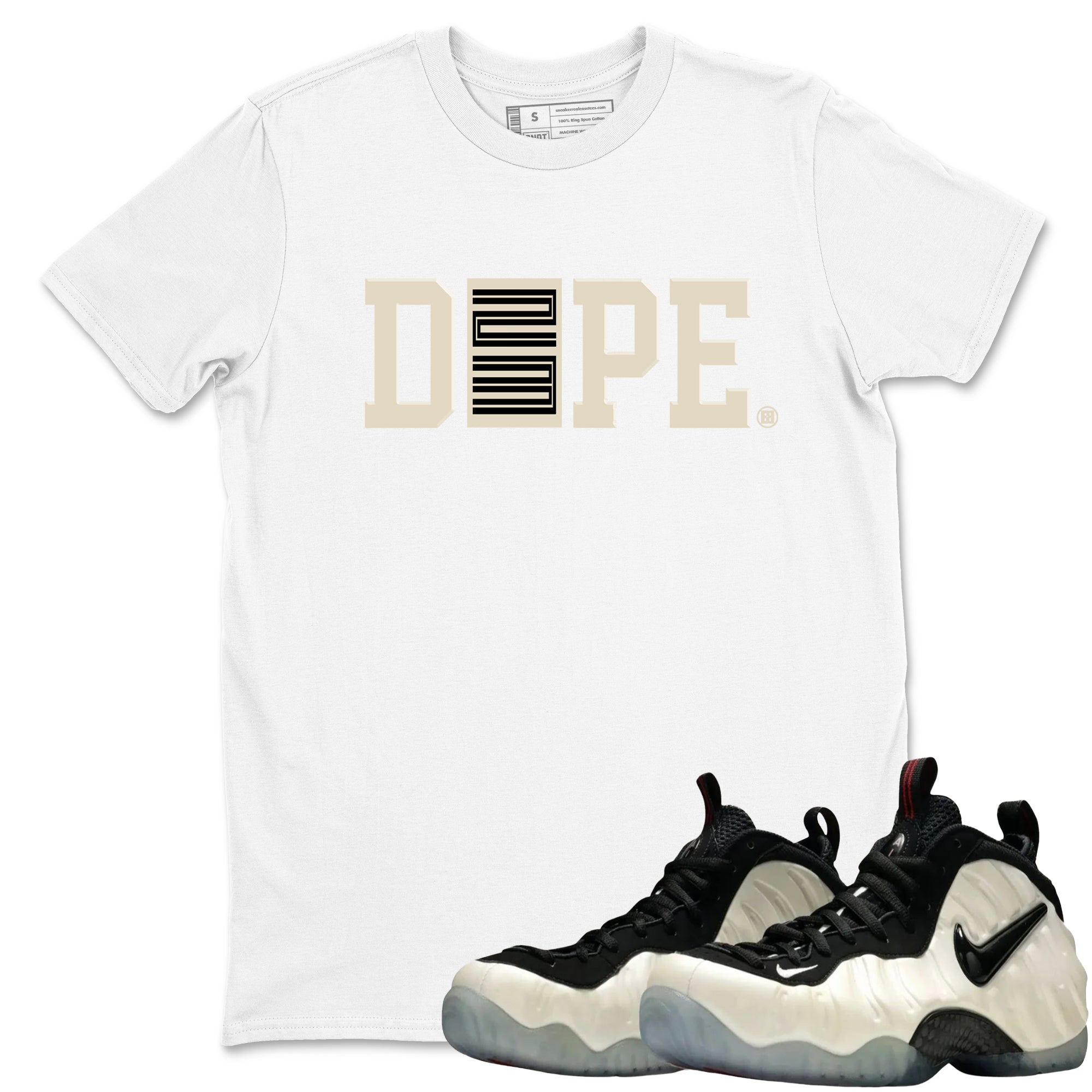 Sneaker Threads  Sneaker Tees To Match Air Foamposite One Pearl  Dope 23 Graphic Tee White 1. Perfect for Jordan releases 2025 colorways.